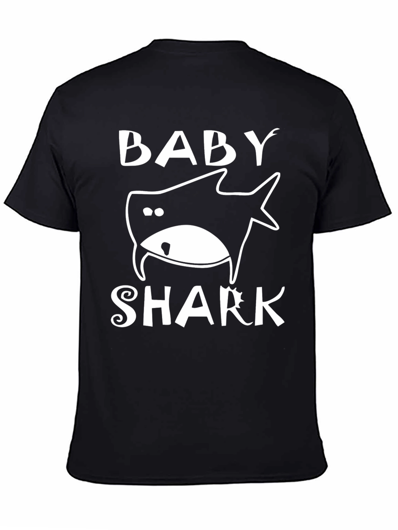 Baby Shark Graphic Black T-Shirt
