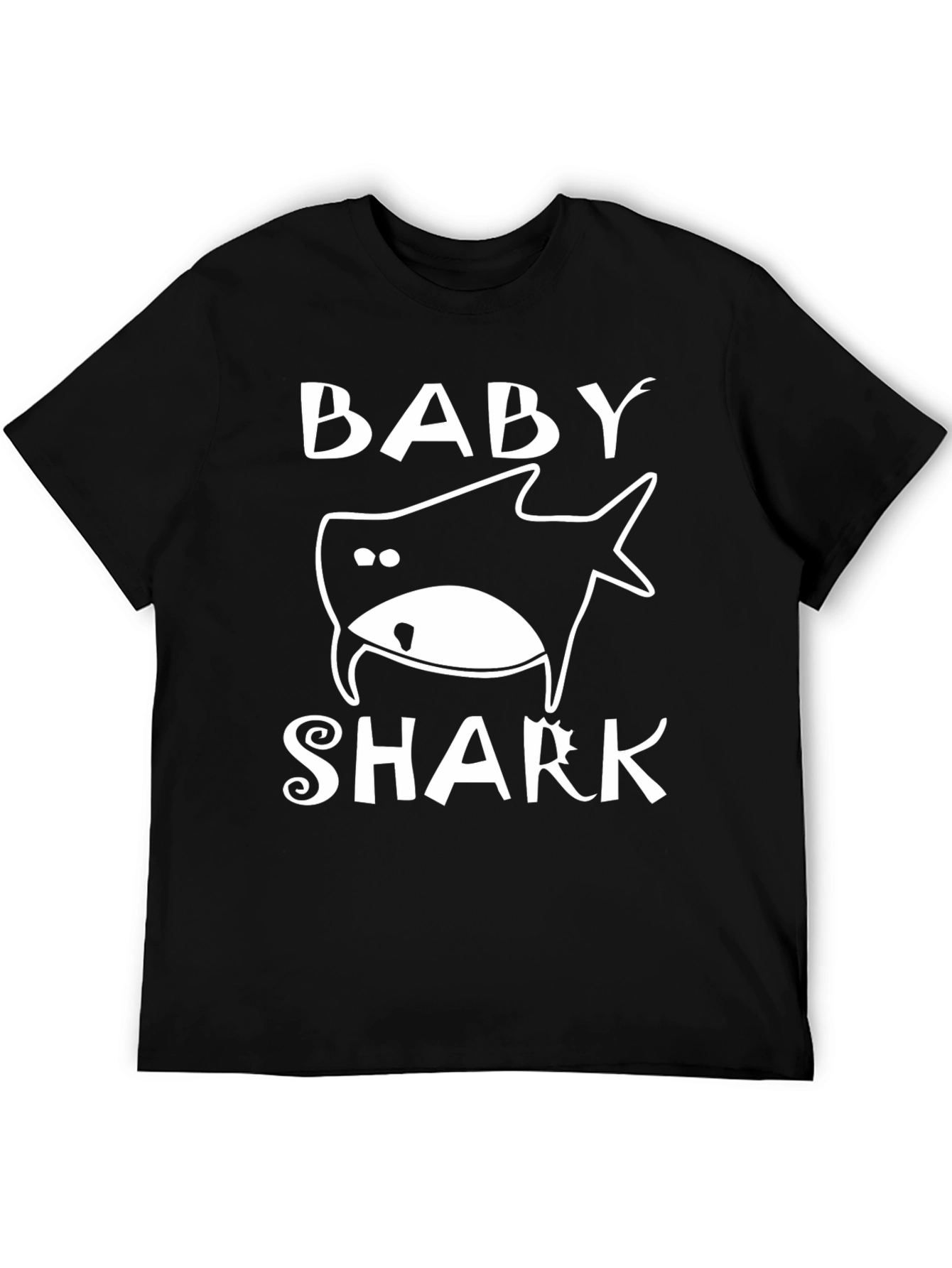 Baby Shark Graphic Black T-Shirt