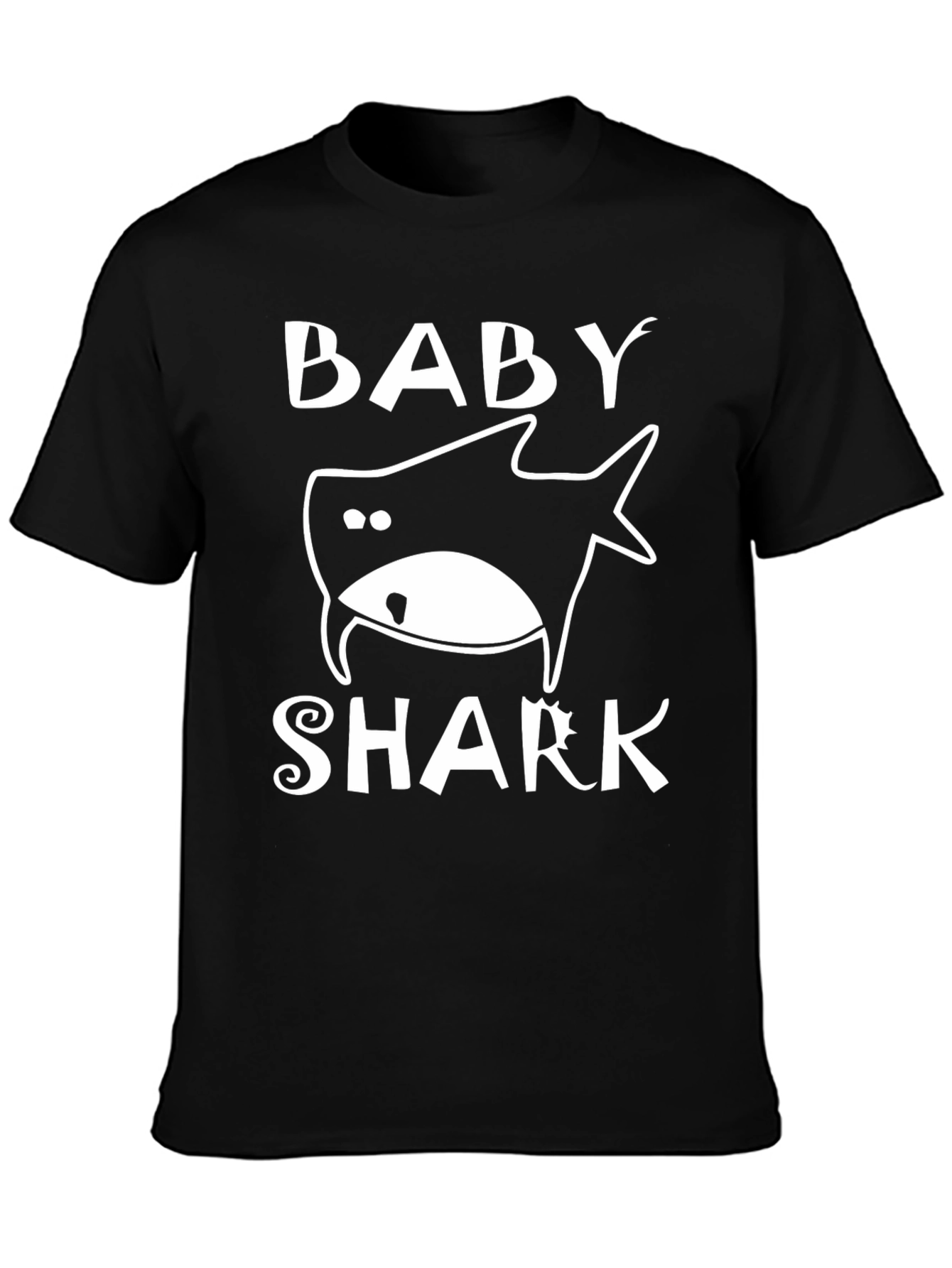 Baby Shark Graphic Black T-Shirt