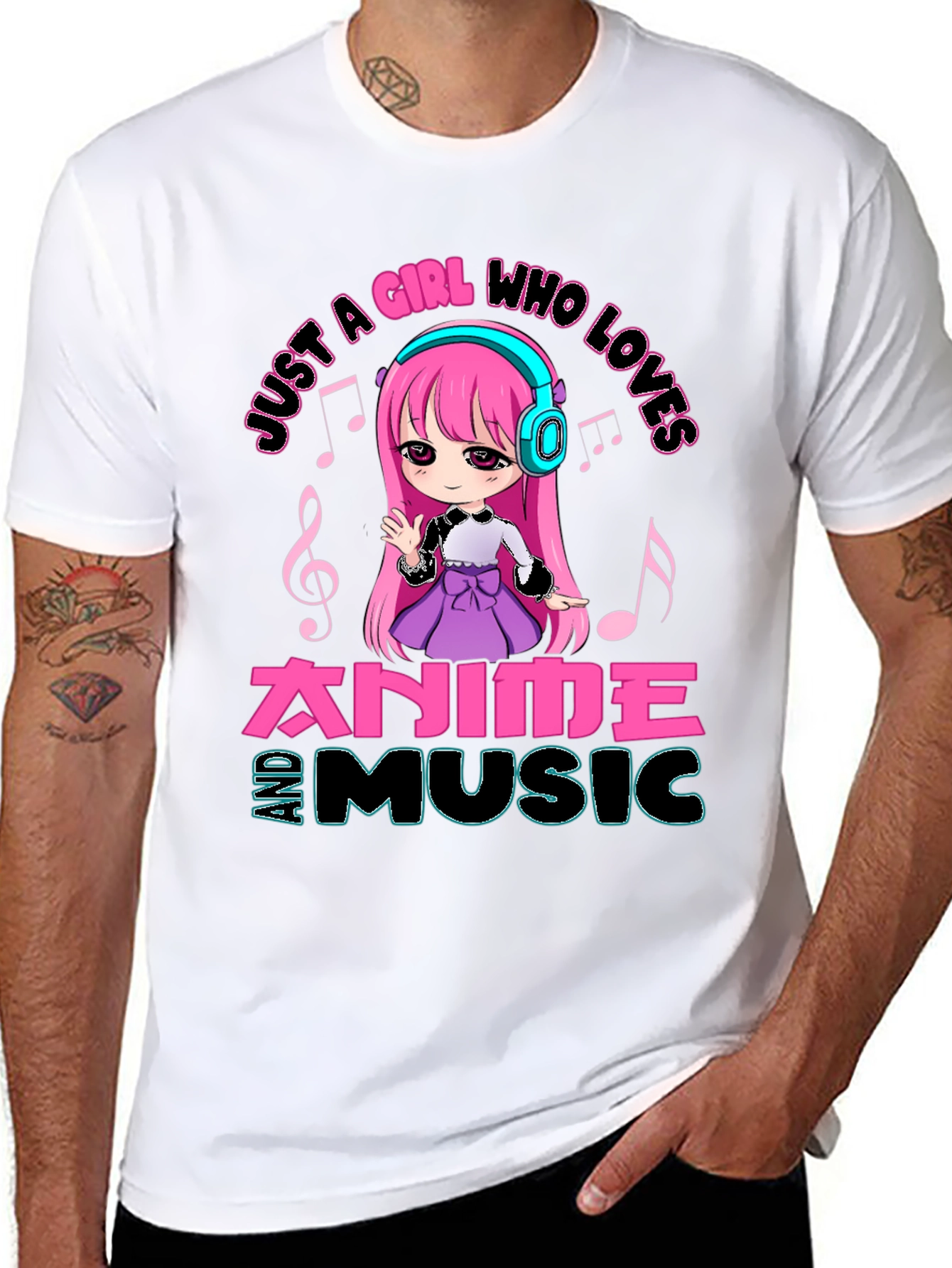 Anime and Music Lover T-Shirt