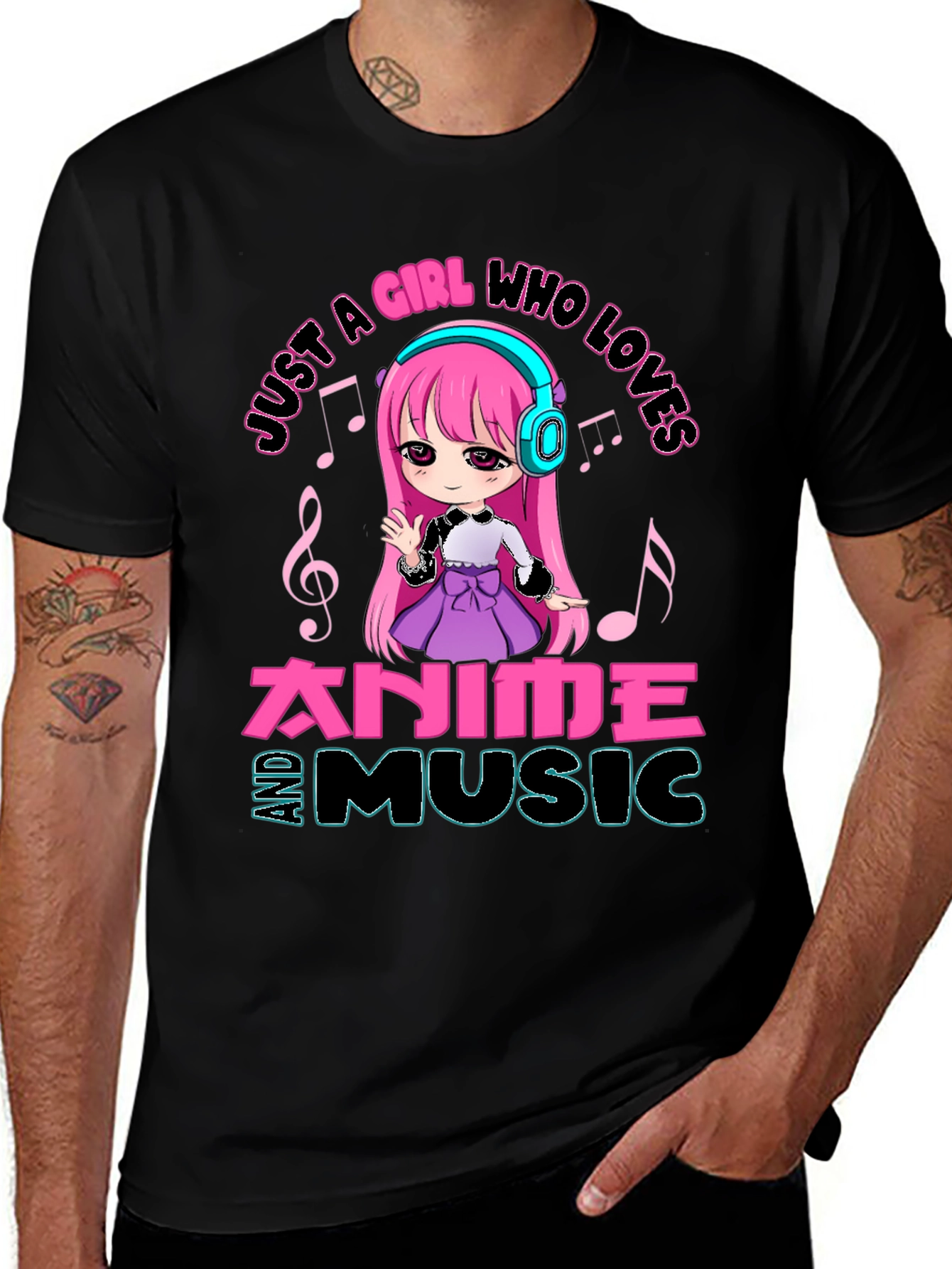 Anime and Music Lover T-Shirt