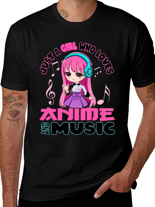 Anime and Music Lover T-Shirt