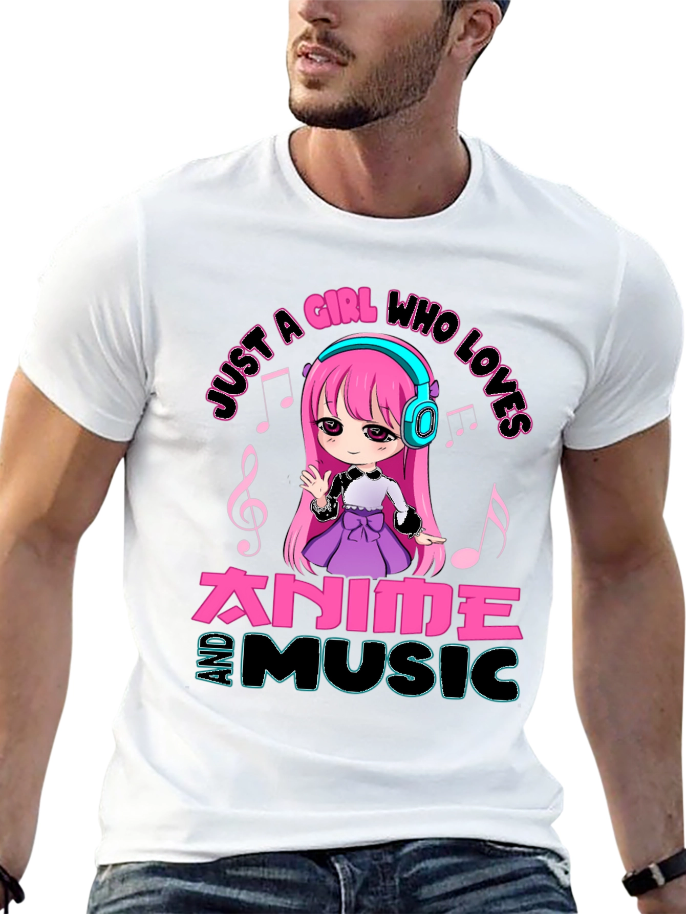 Anime and Music Lover T-Shirt