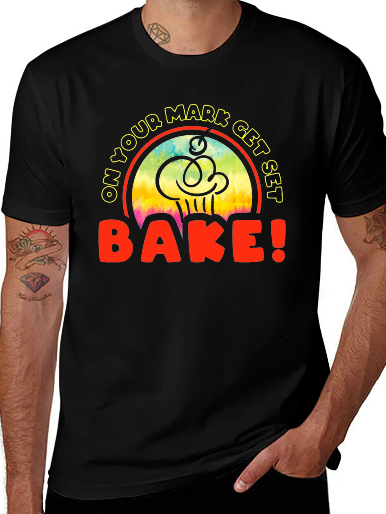 Bake! Graphic Tee - Great British Baking Show Inspired