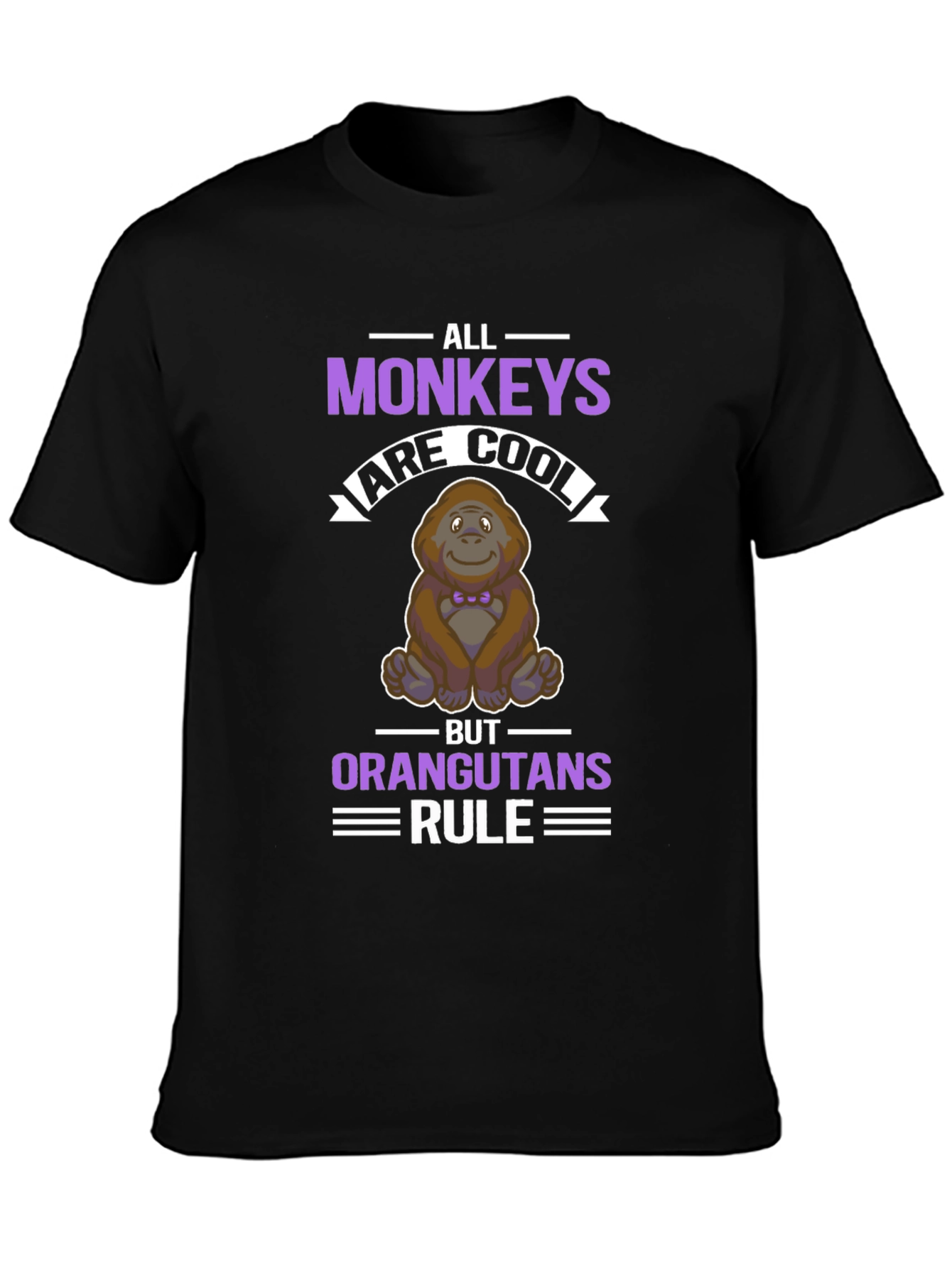 All Monkeys are Cool Orangutans Rule T-Shirt