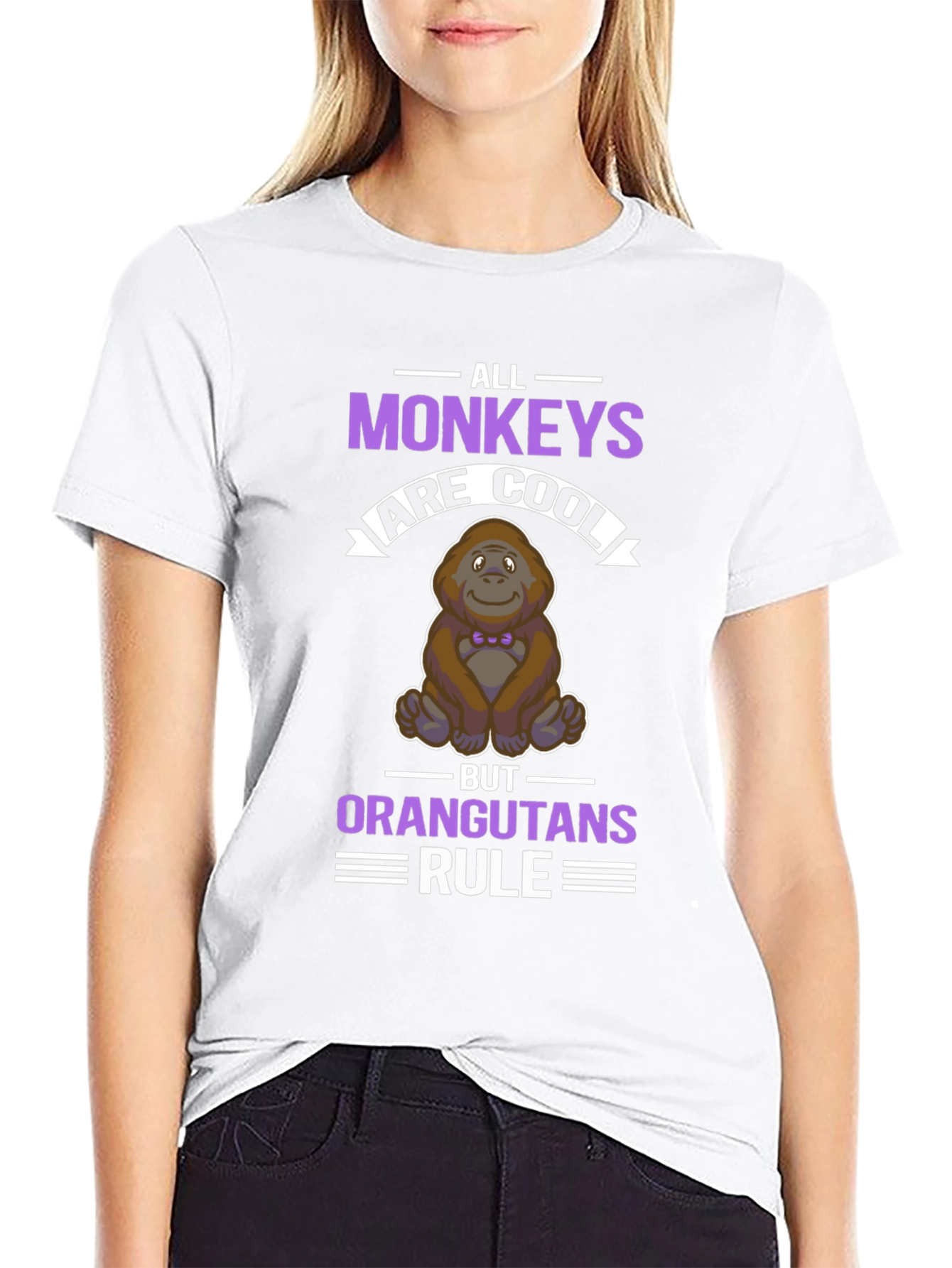 All Monkeys are Cool Orangutans Rule T-Shirt