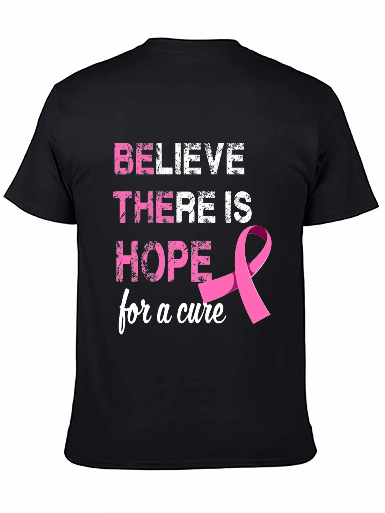 Believe Hope Cure Breast Cancer Awareness T-Shirt