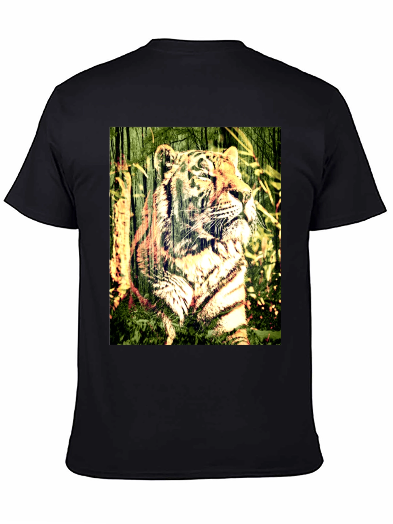 Tiger Graphic Black T-Shirt