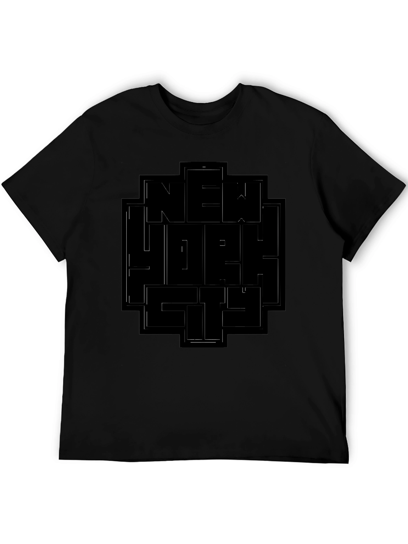 Black New York City Graphic T-Shirt