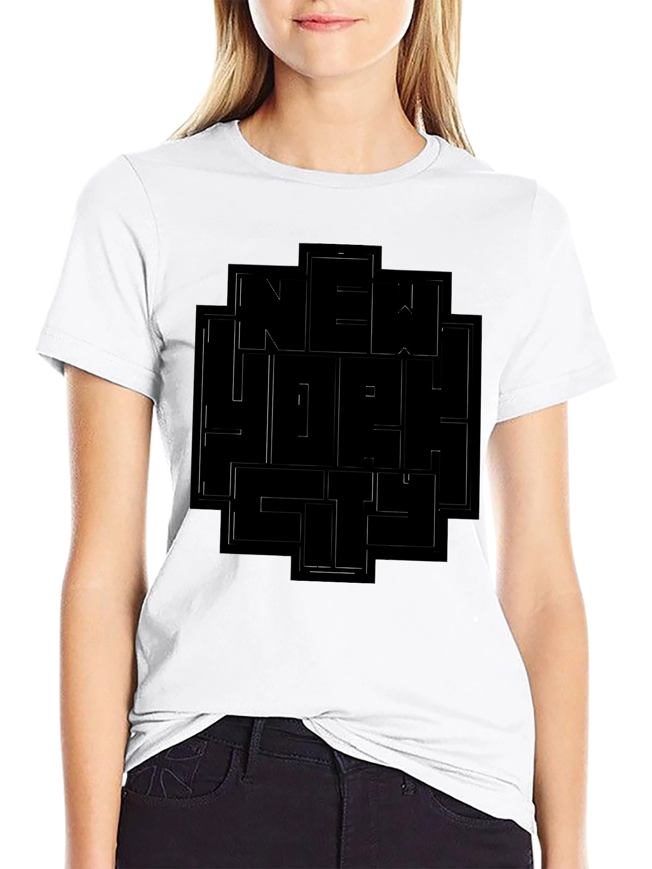 Black New York City Graphic T-Shirt