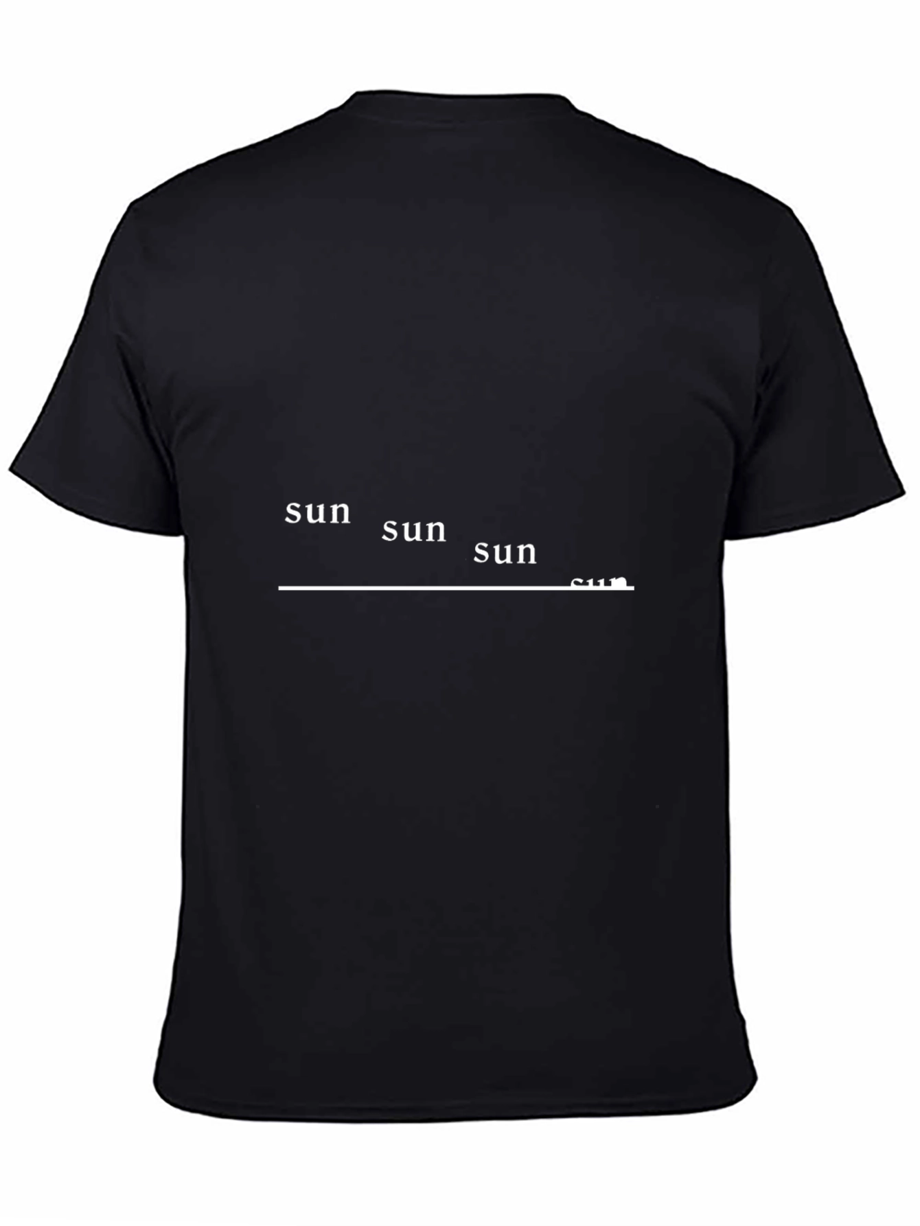 Black Sun Graphic Tee - Modern Casual Style