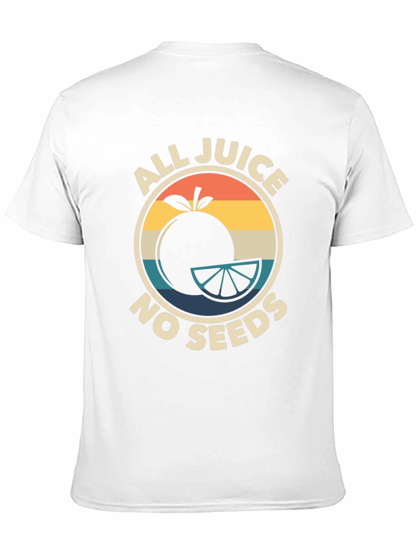All Juice No Seeds Graphic Tee - Retro Style