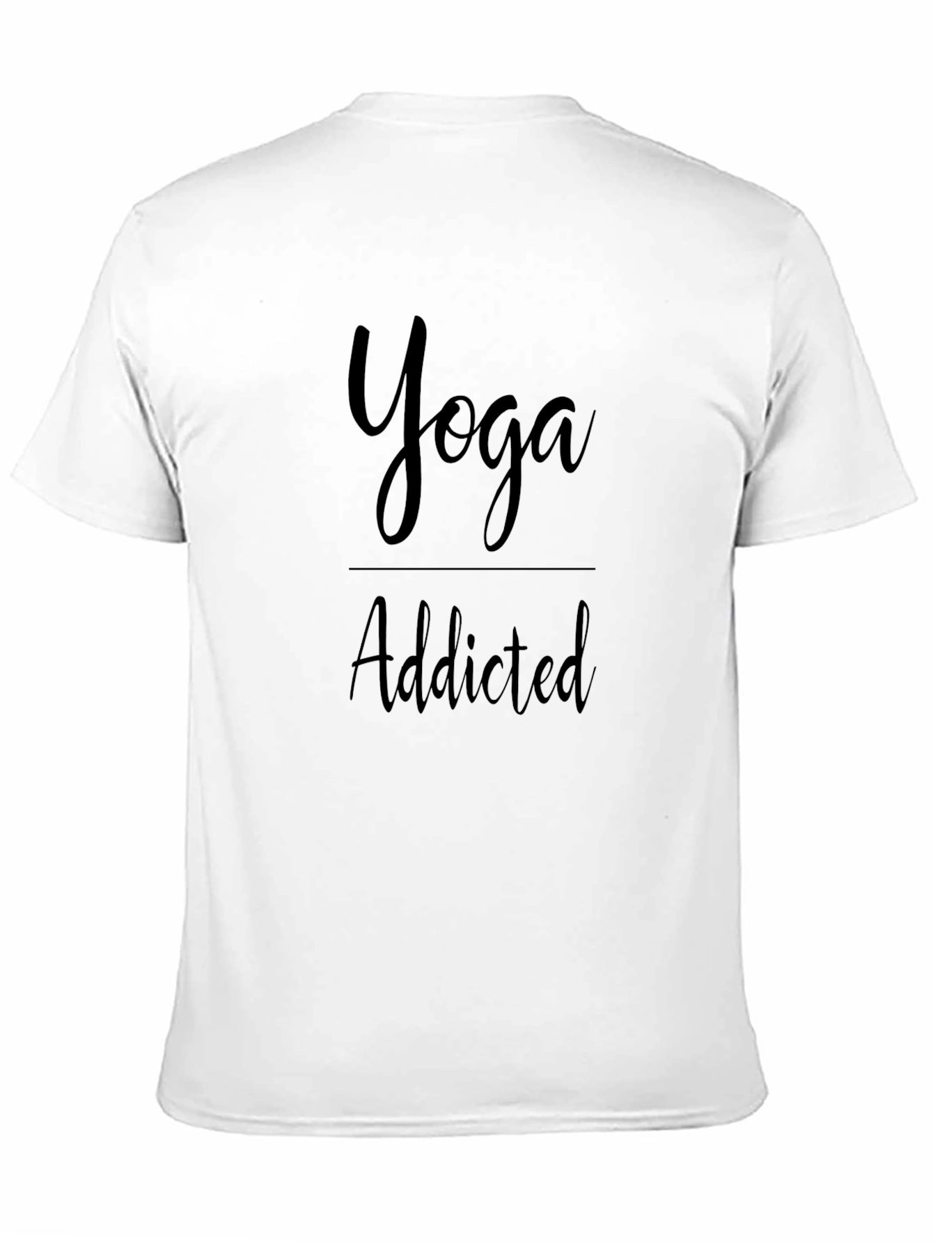 Yoga Addicted Black T-Shirt