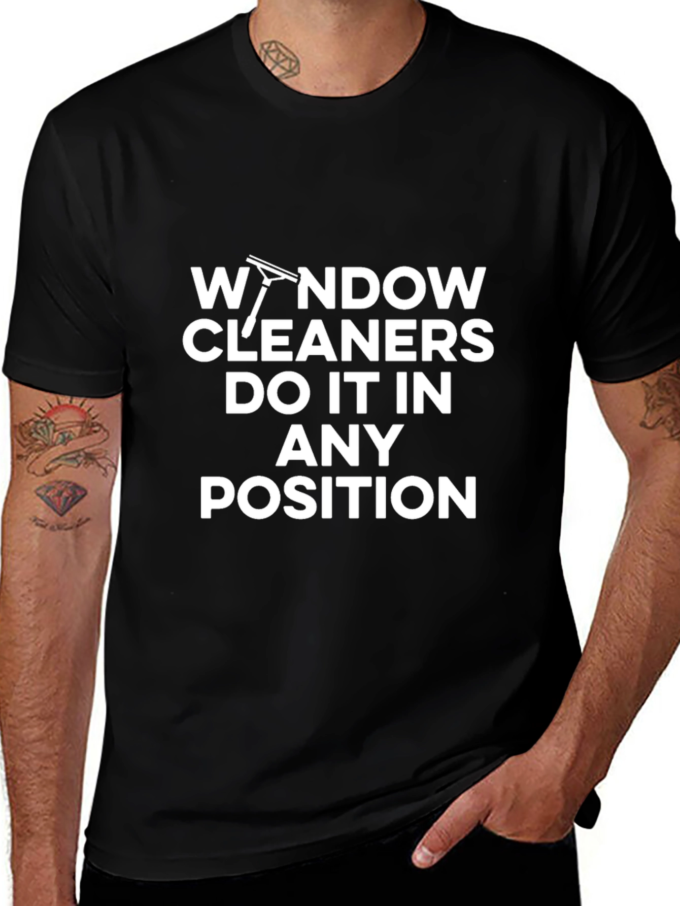 Window Cleaner Tee - Any Position