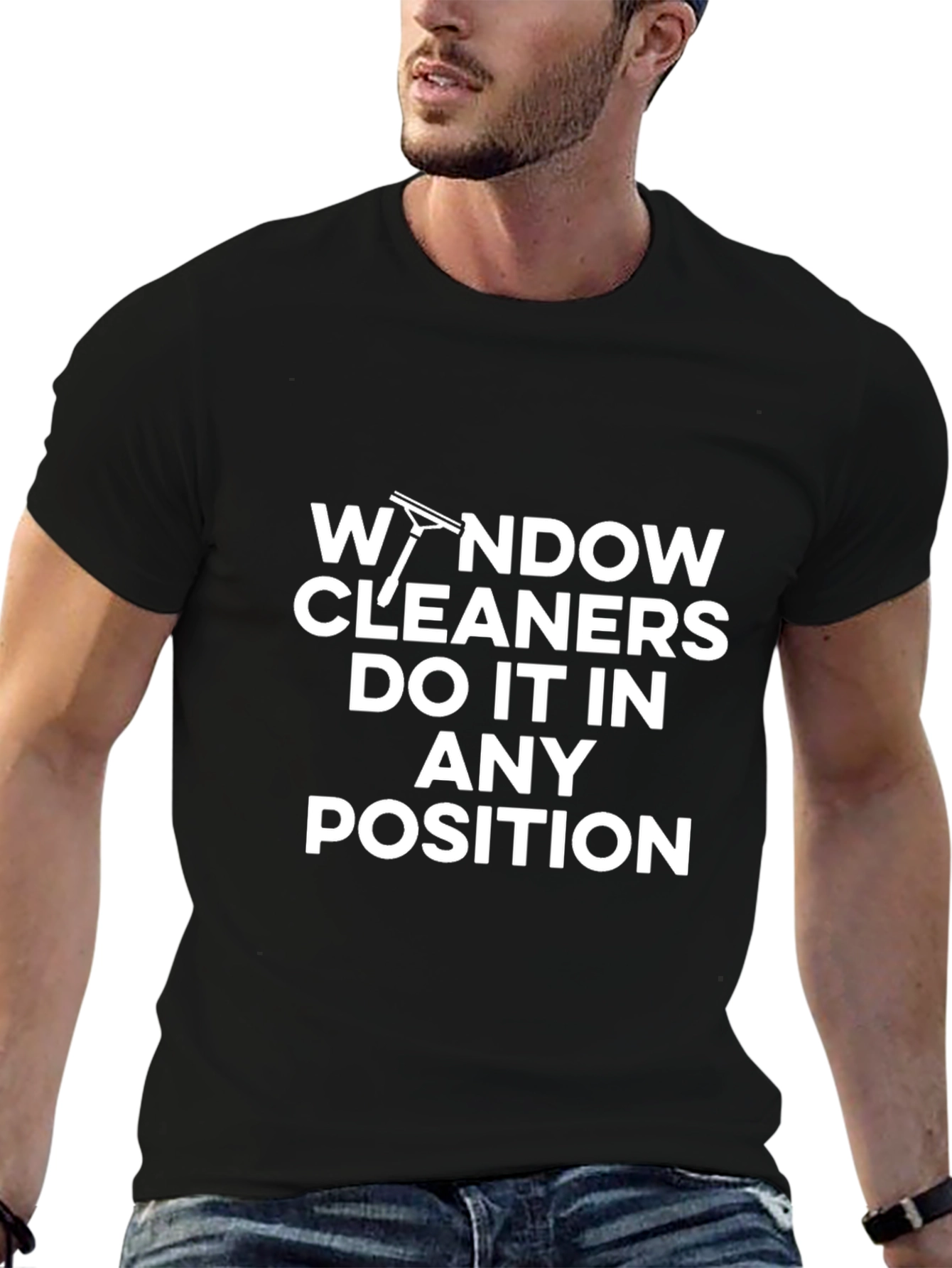 Window Cleaner Tee - Any Position