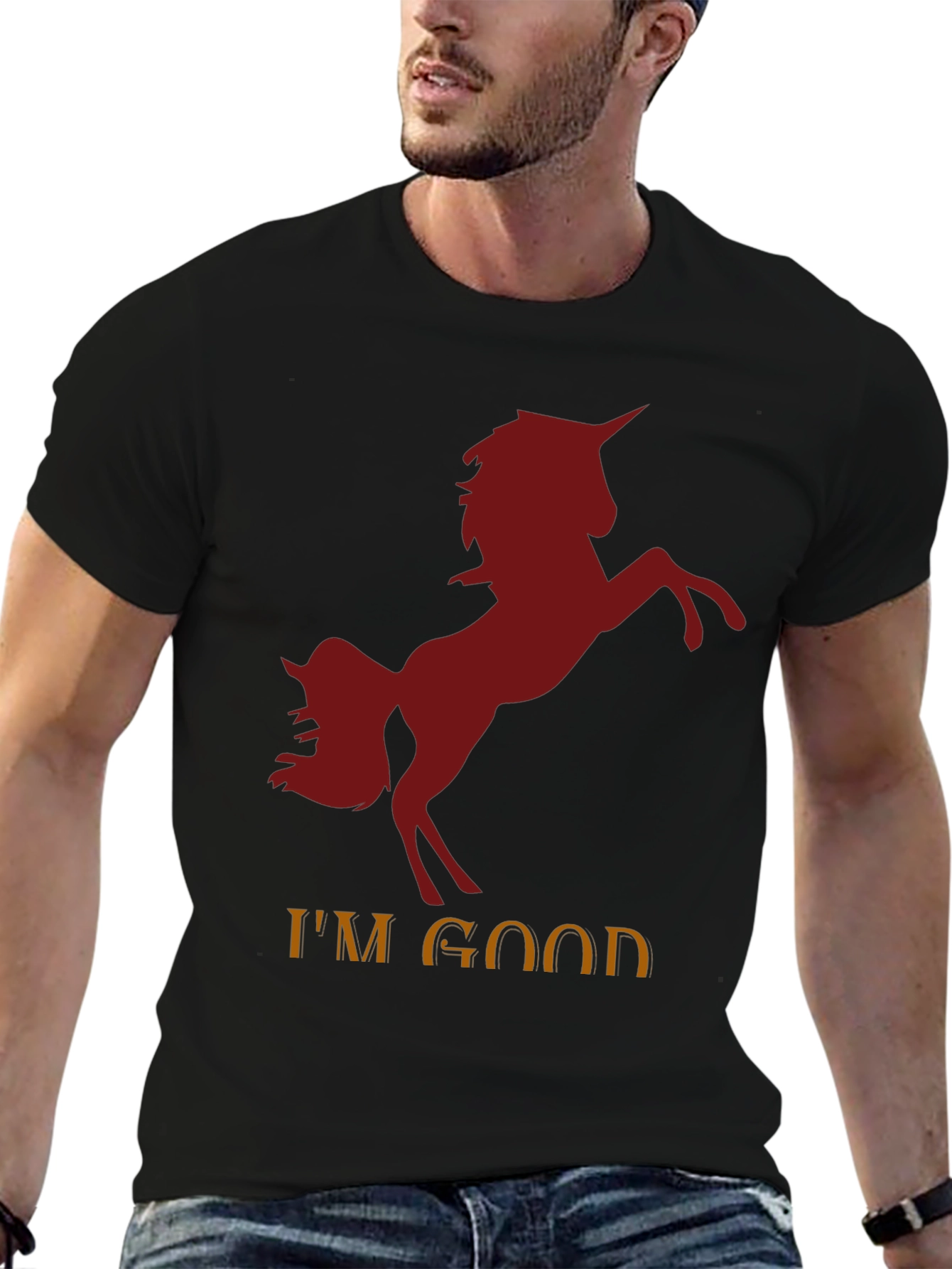 Unicorn Silhouette T-Shirt - Im Good