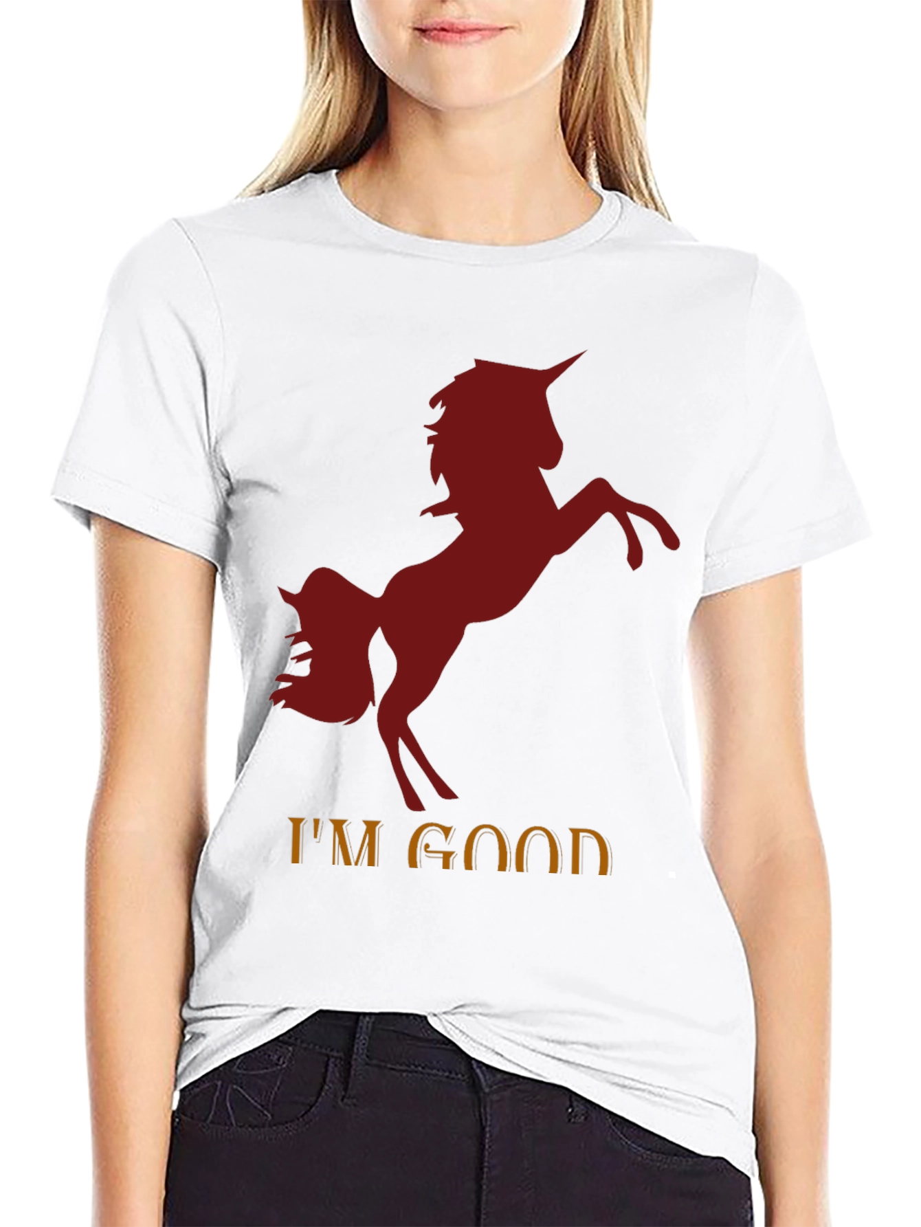 Unicorn Silhouette T-Shirt - Im Good