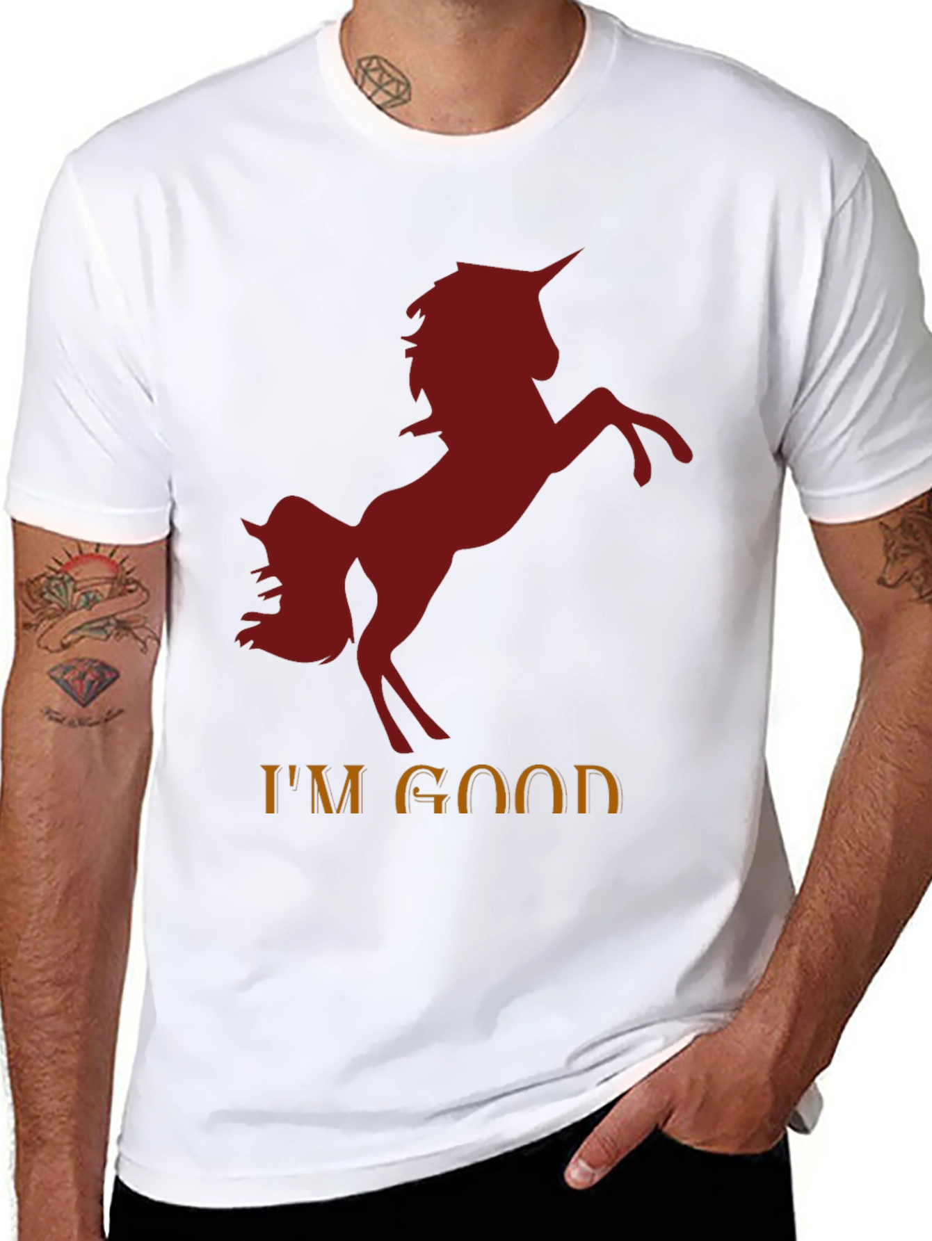 Unicorn Silhouette T-Shirt - Im Good
