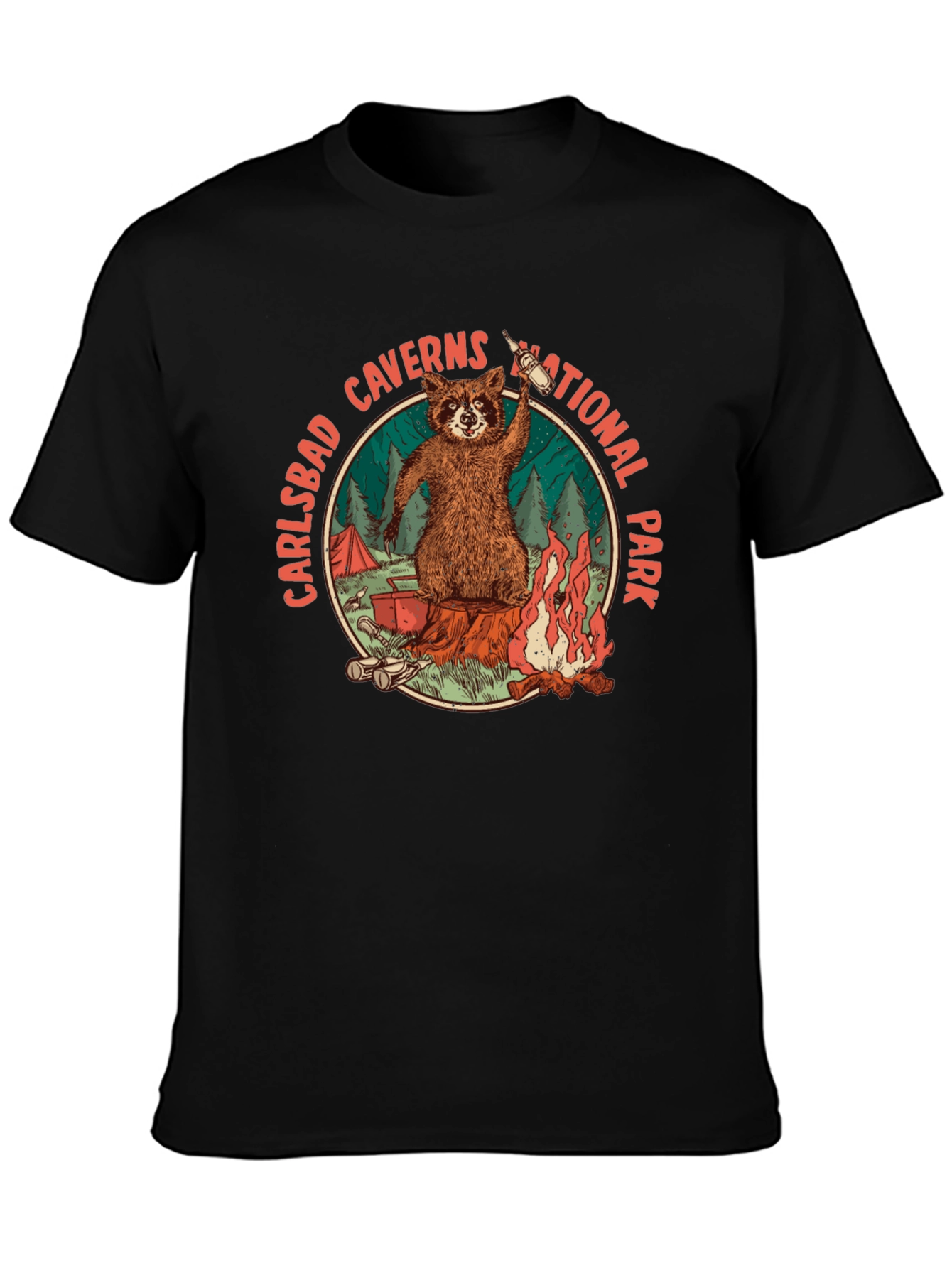 Carlsbad Caverns National Park Raccoon Tee