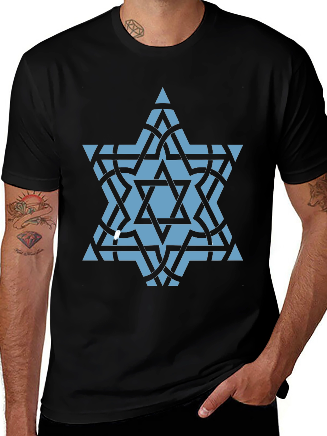 Star of David Graphic T-Shirt