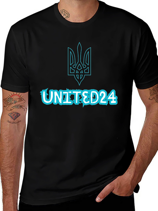 UNITED24 Trident Graphic Tee - Ukraine Support