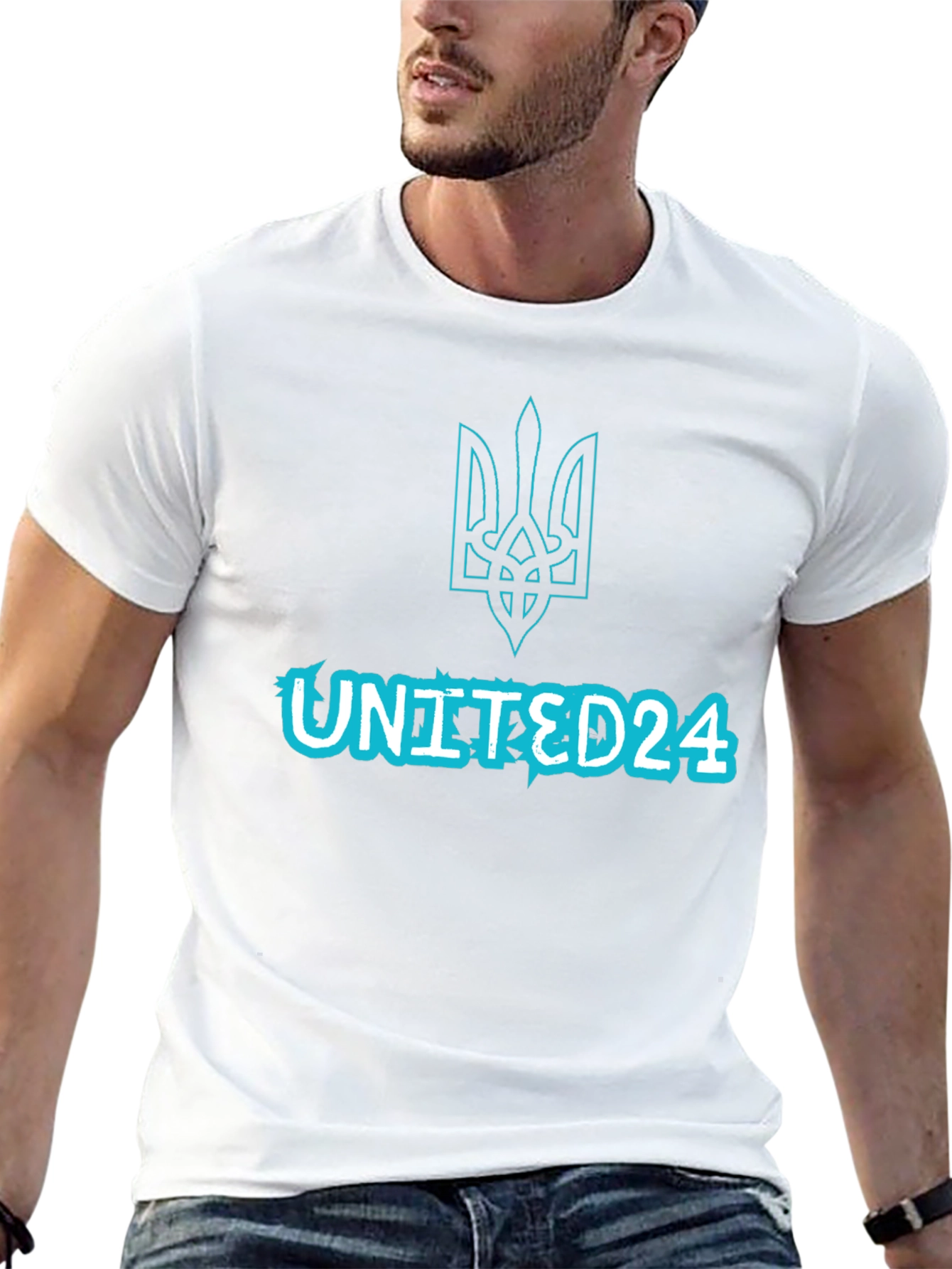 UNITED24 Trident Graphic Tee - Ukraine Support