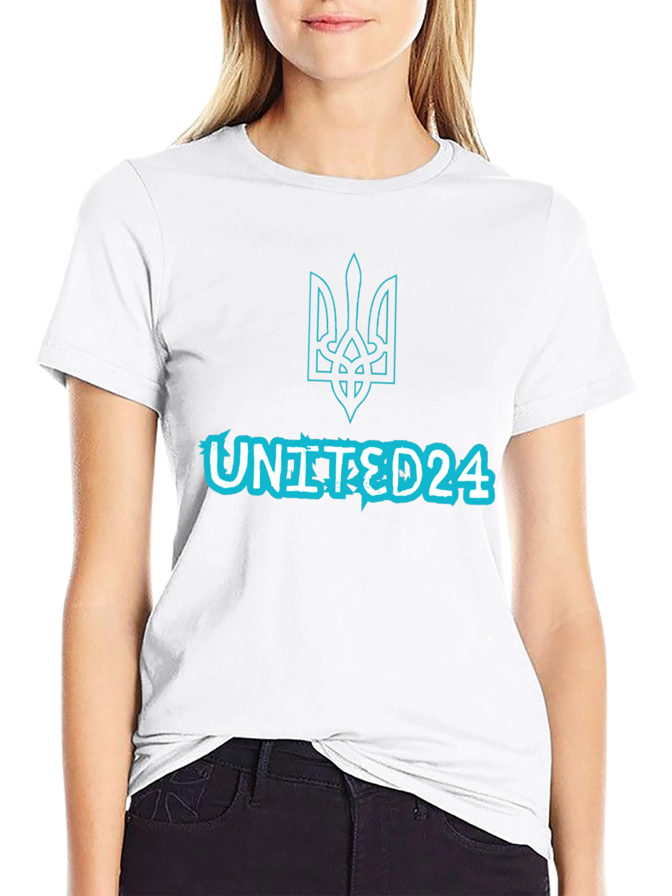 UNITED24 Trident Graphic Tee - Ukraine Support