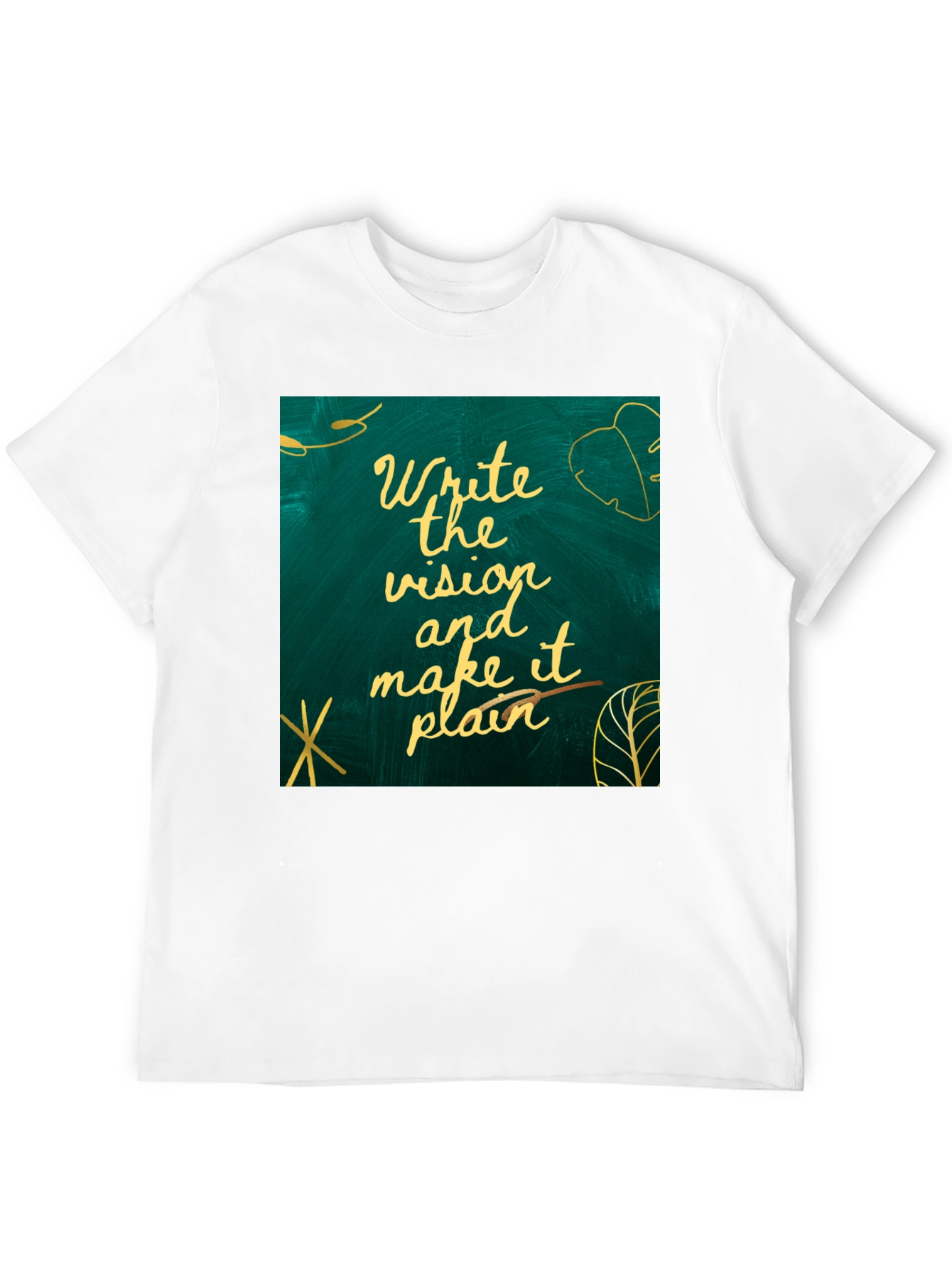 Visionary Tee: Write the Vision Make it Plain T-Shirt