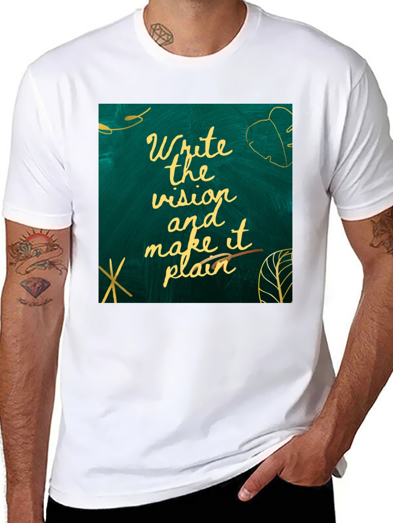 Visionary Tee: Write the Vision Make it Plain T-Shirt