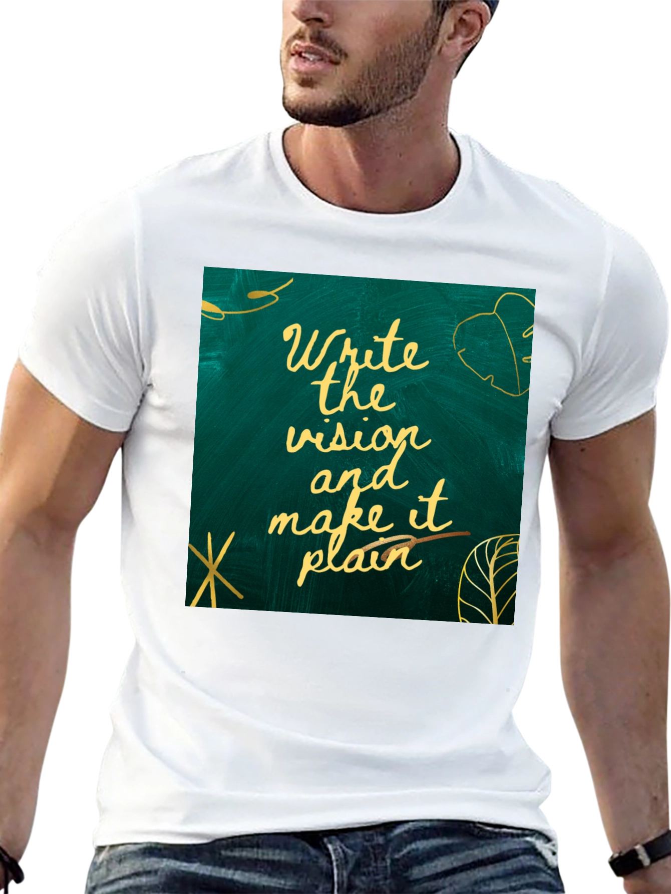 Visionary Tee: Write the Vision Make it Plain T-Shirt