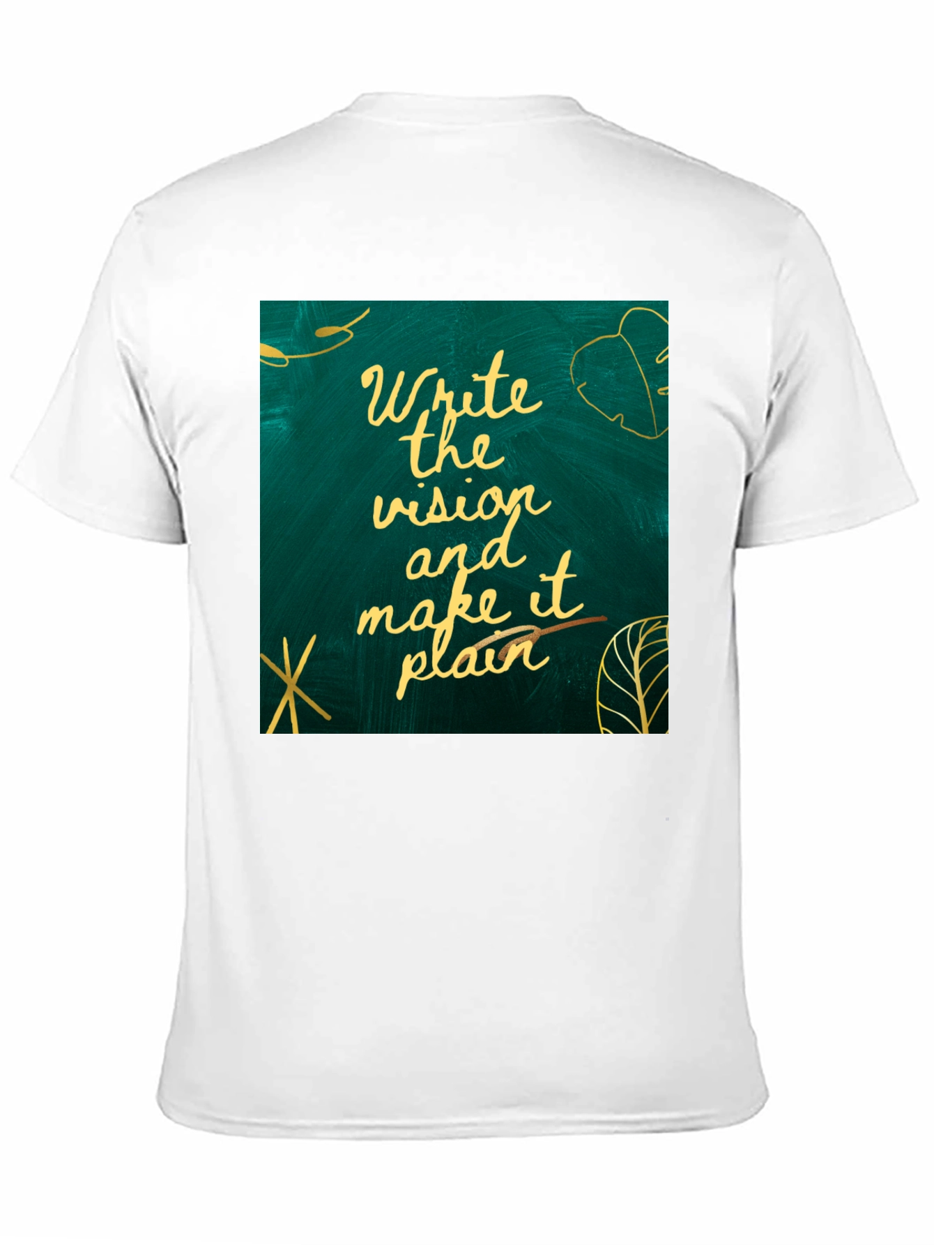 Visionary Tee: Write the Vision Make it Plain T-Shirt