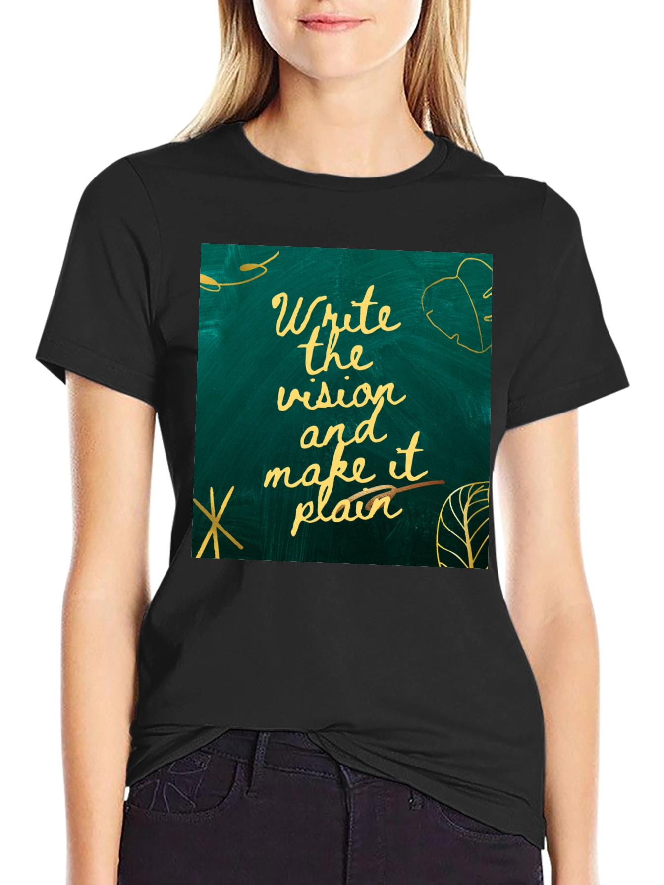 Visionary Tee: Write the Vision Make it Plain T-Shirt