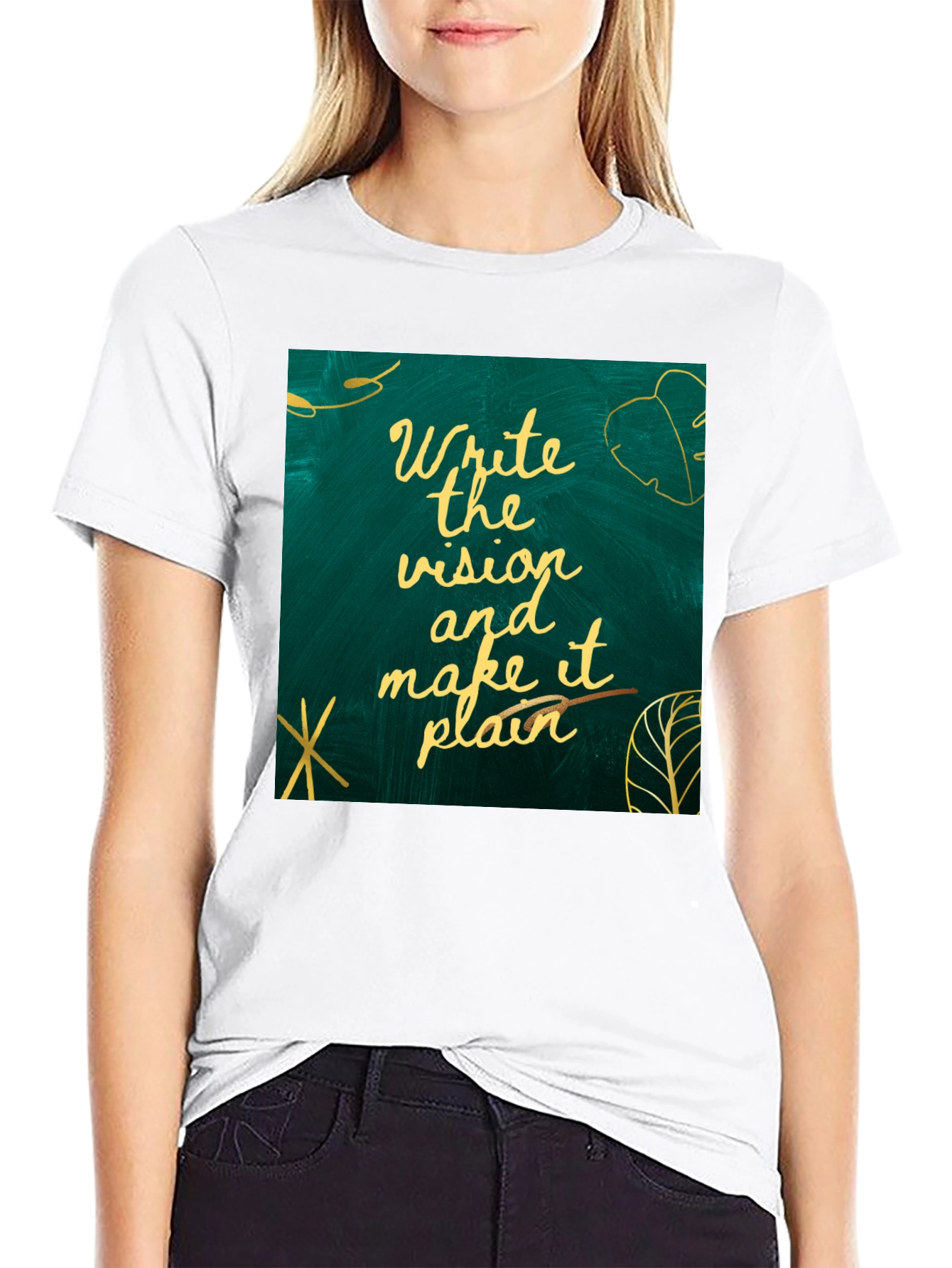 Visionary Tee: Write the Vision Make it Plain T-Shirt
