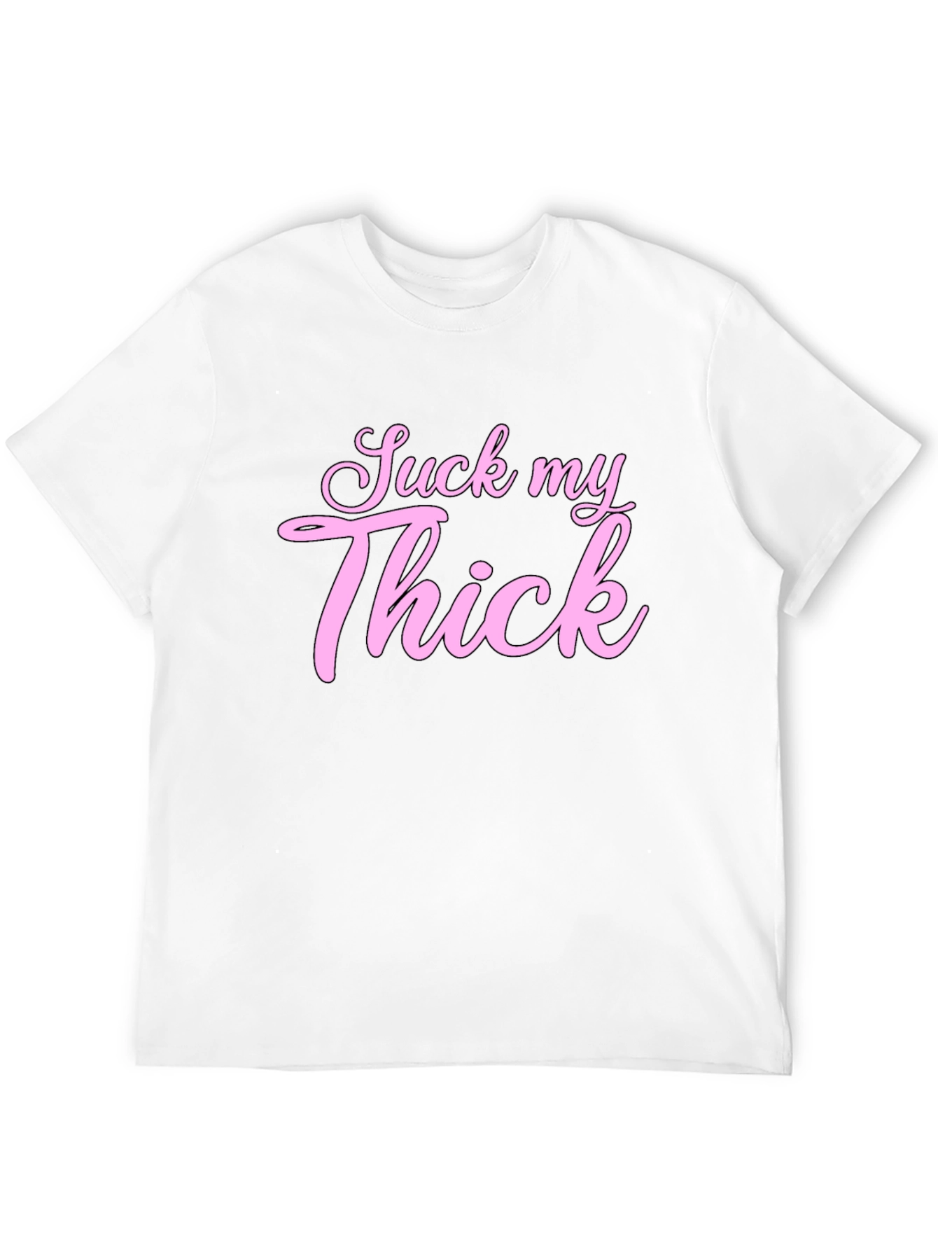 Suck My Thick Graphic Tee - Black