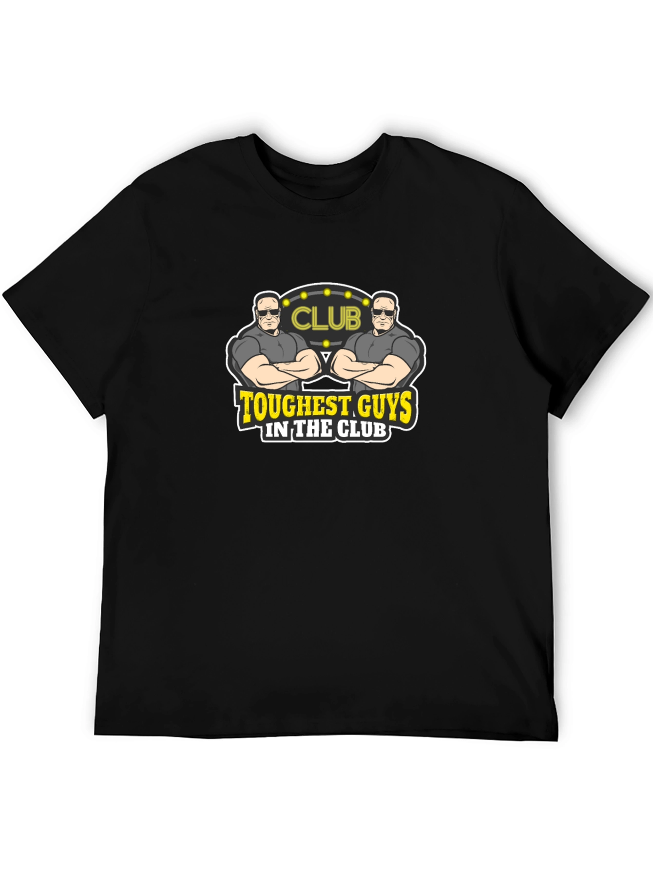 Toughest Guys Club Graphic T-Shirt - Black