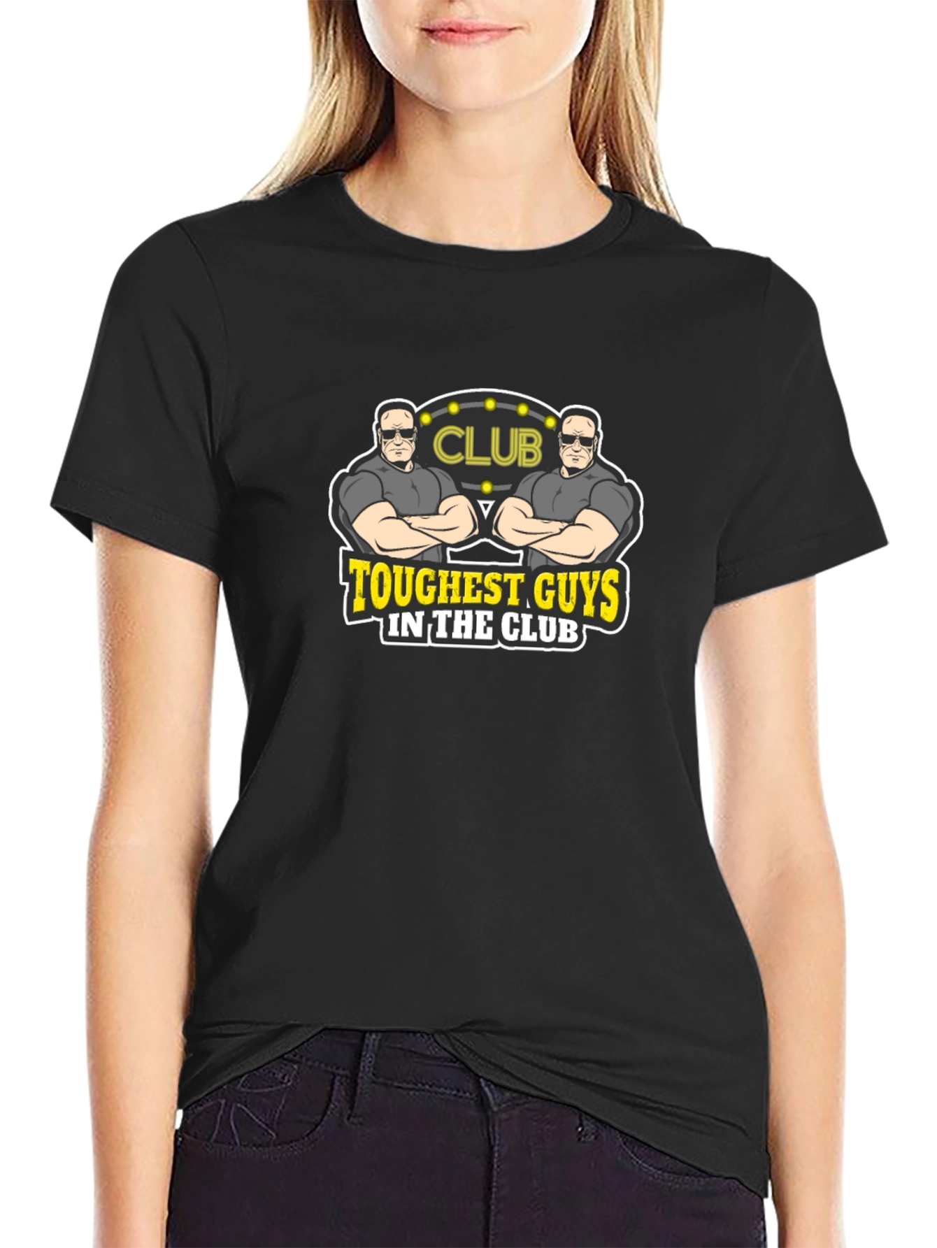 Toughest Guys Club Graphic T-Shirt - Black