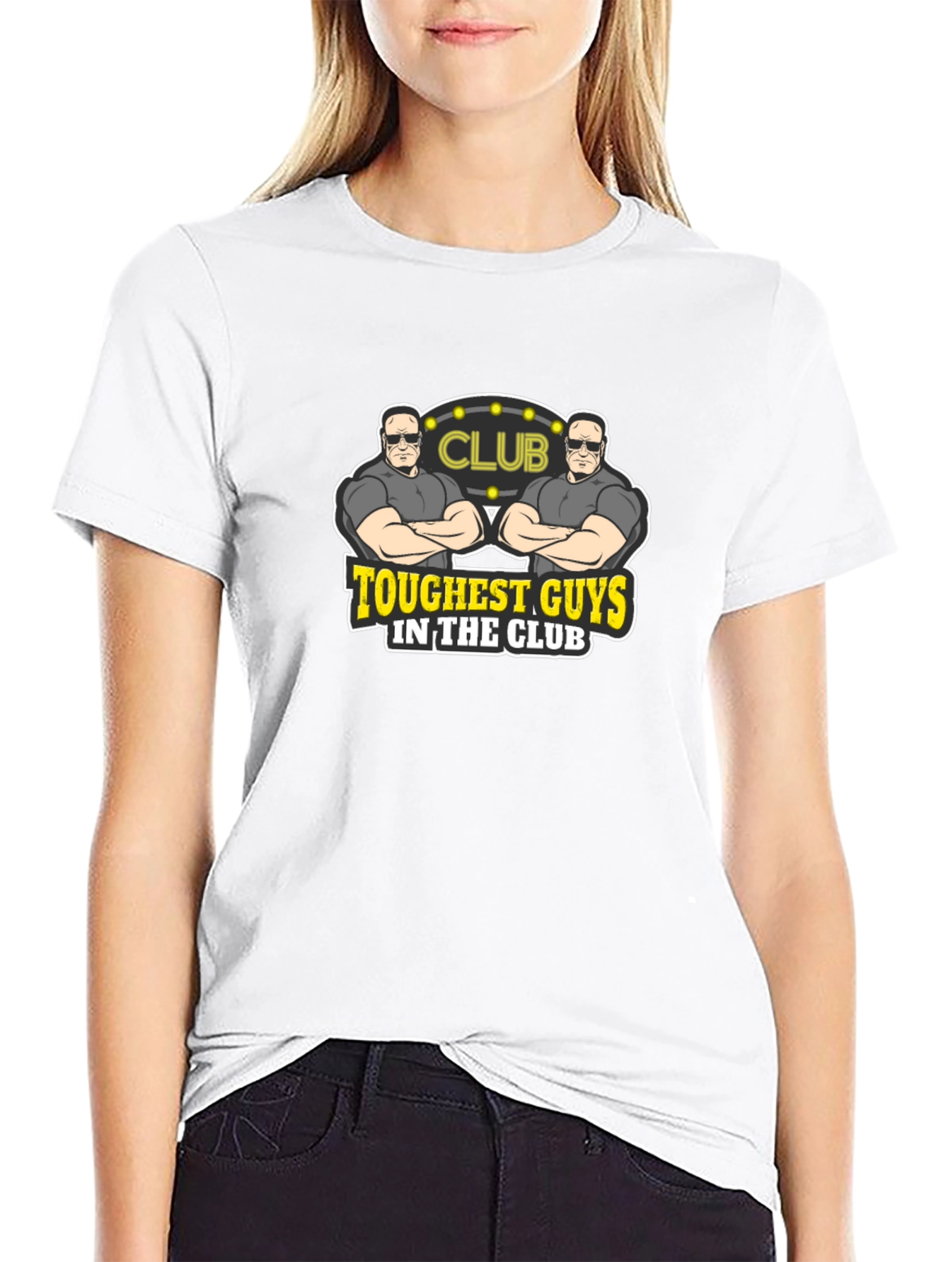Toughest Guys Club Graphic T-Shirt - Black