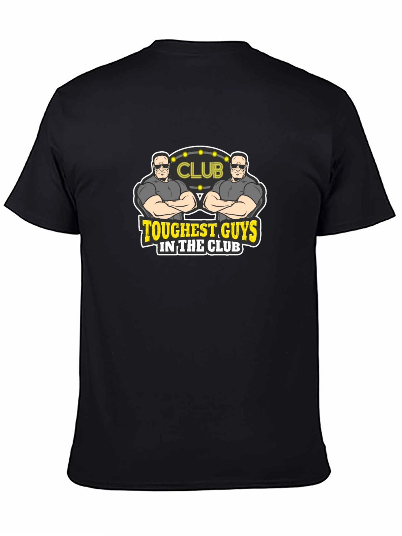 Toughest Guys Club Graphic T-Shirt - Black