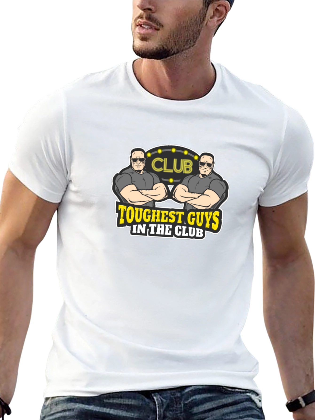 Toughest Guys Club Graphic T-Shirt - Black