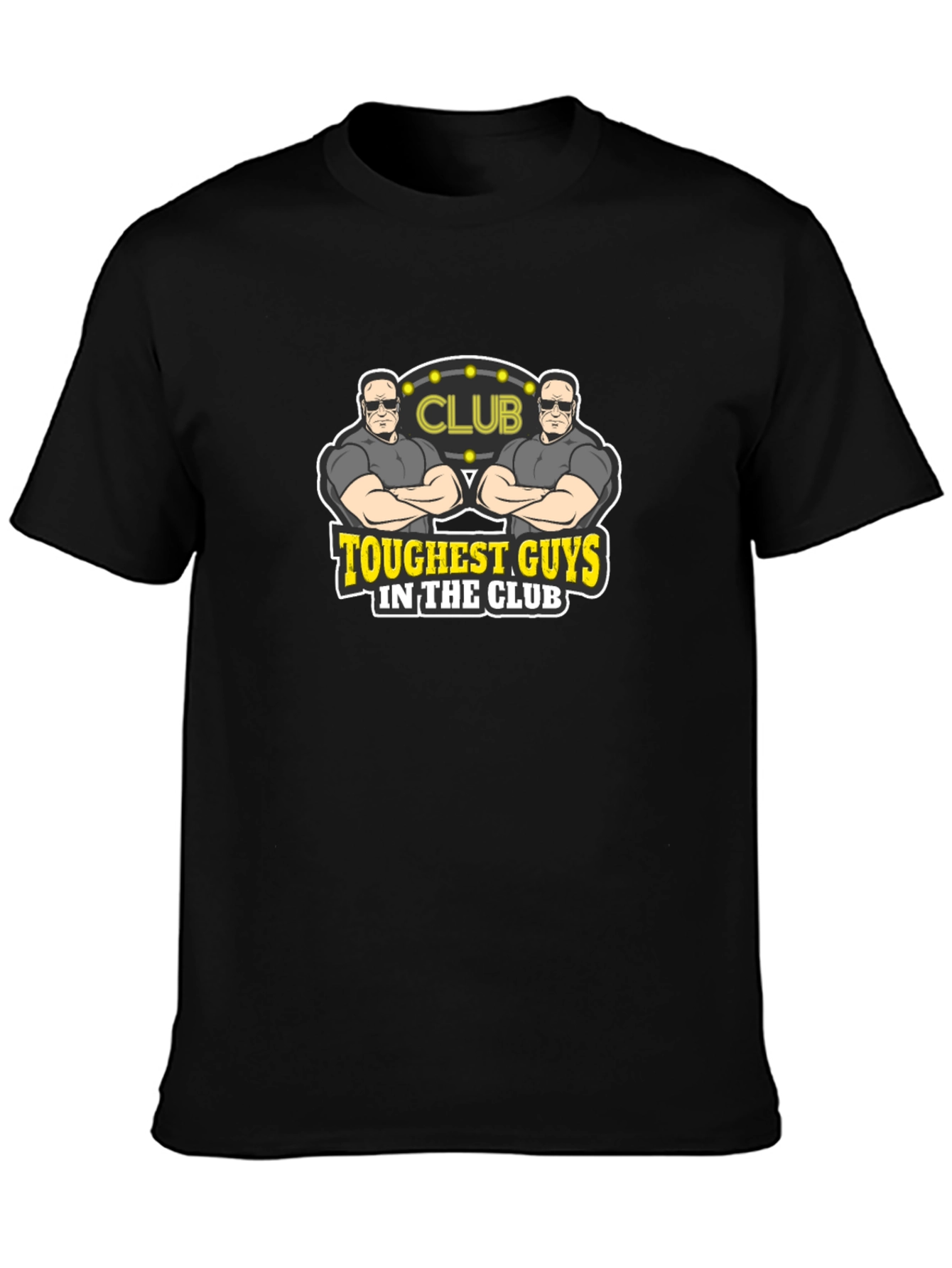 Toughest Guys Club Graphic T-Shirt - Black