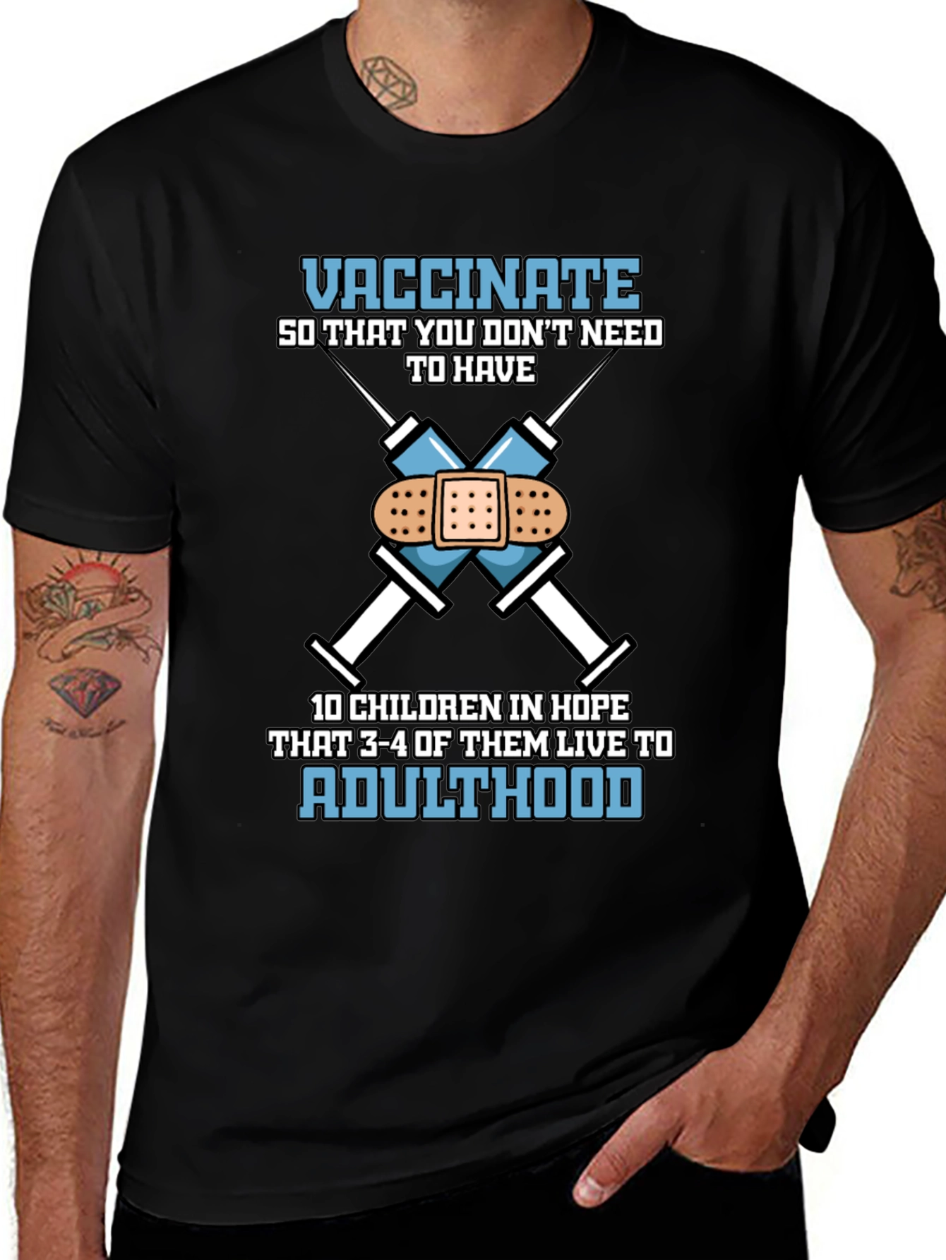 Vaccinate T-Shirt: Protect Future Generations