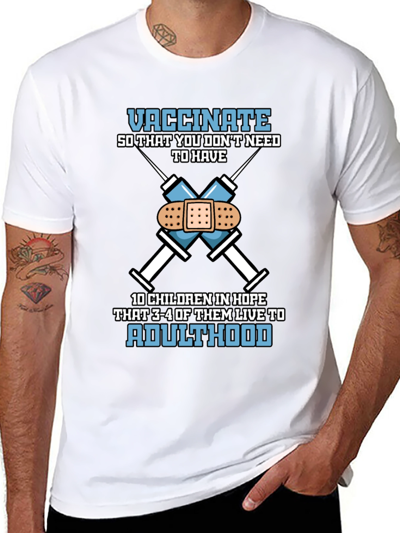 Vaccinate T-Shirt: Protect Future Generations