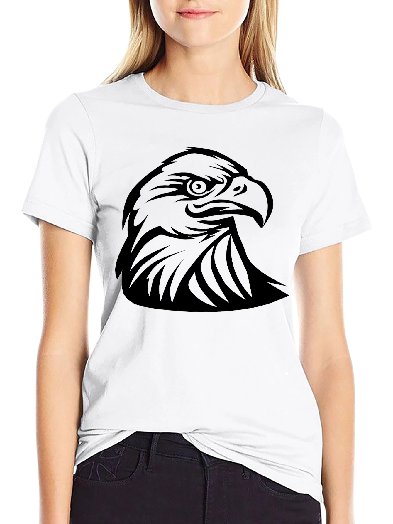 Black Eagle Graphic Tee - Stylish & Bold