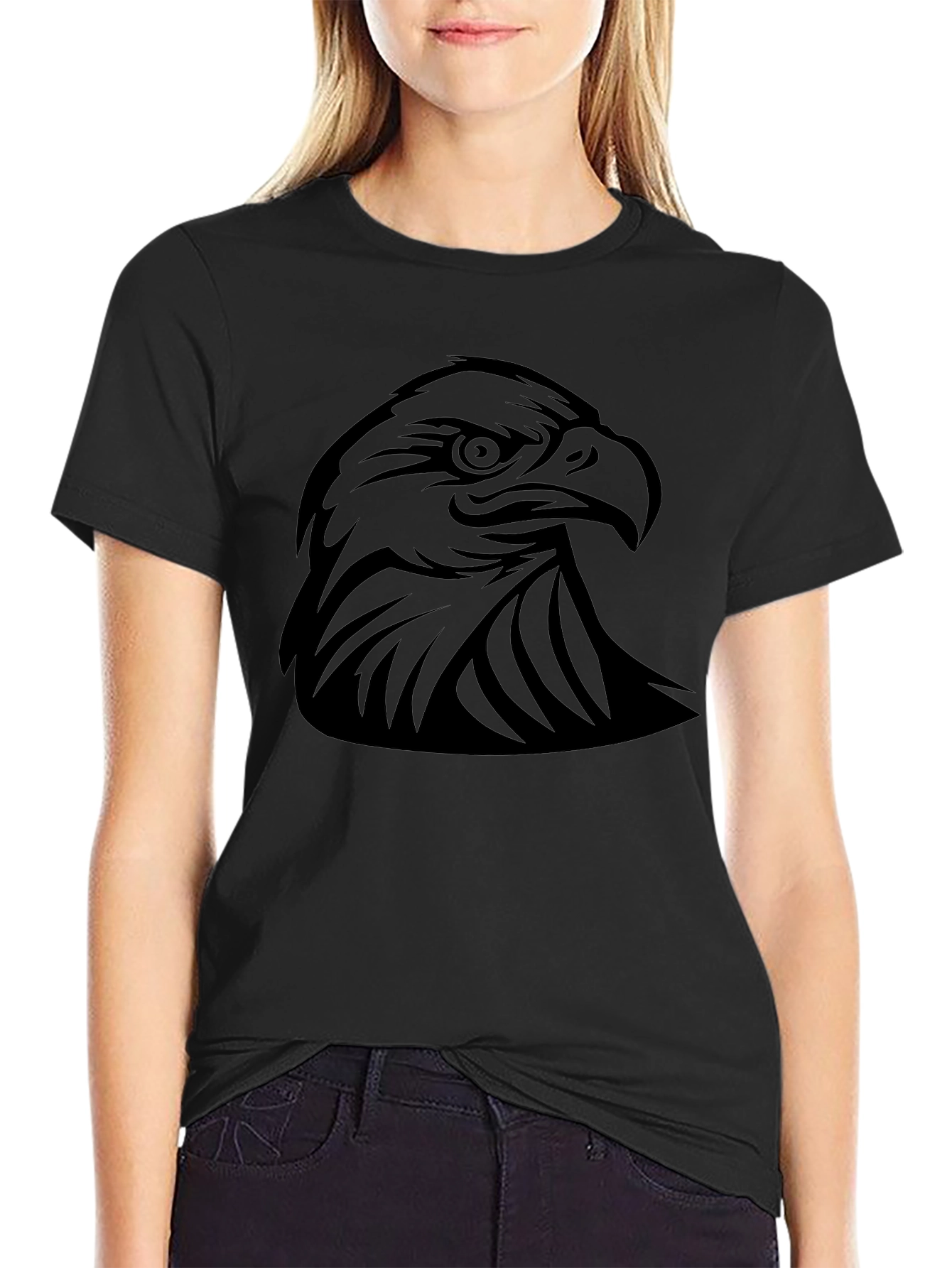 Black Eagle Graphic Tee - Stylish & Bold