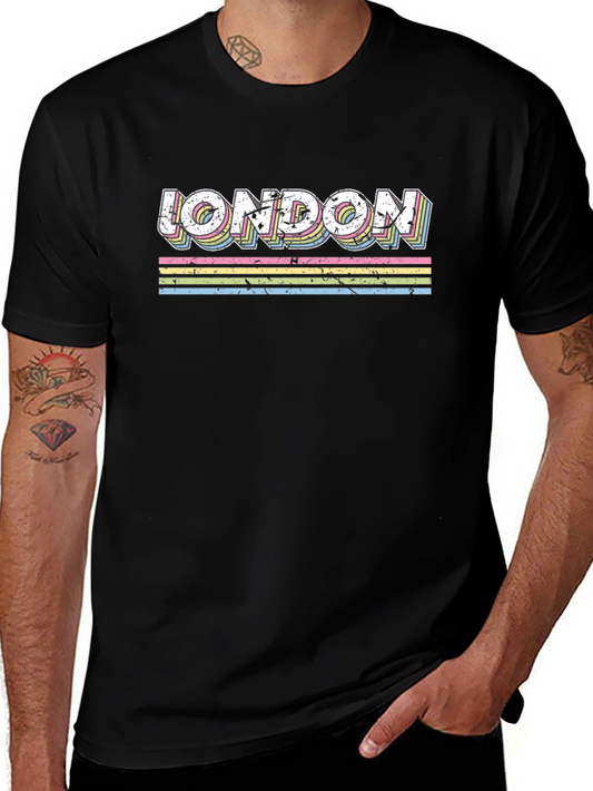 Vintage London Graphic Tee - Black Unisex T-Shirt