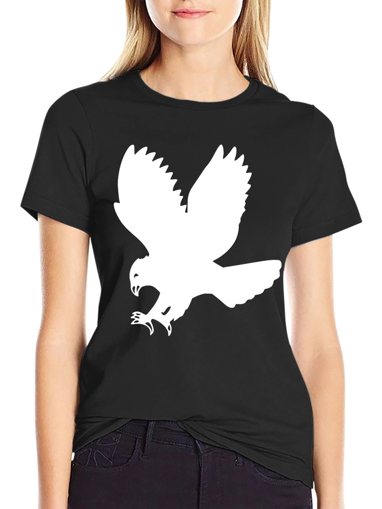 Black Eagle Graphic Tee - Mens Fashion