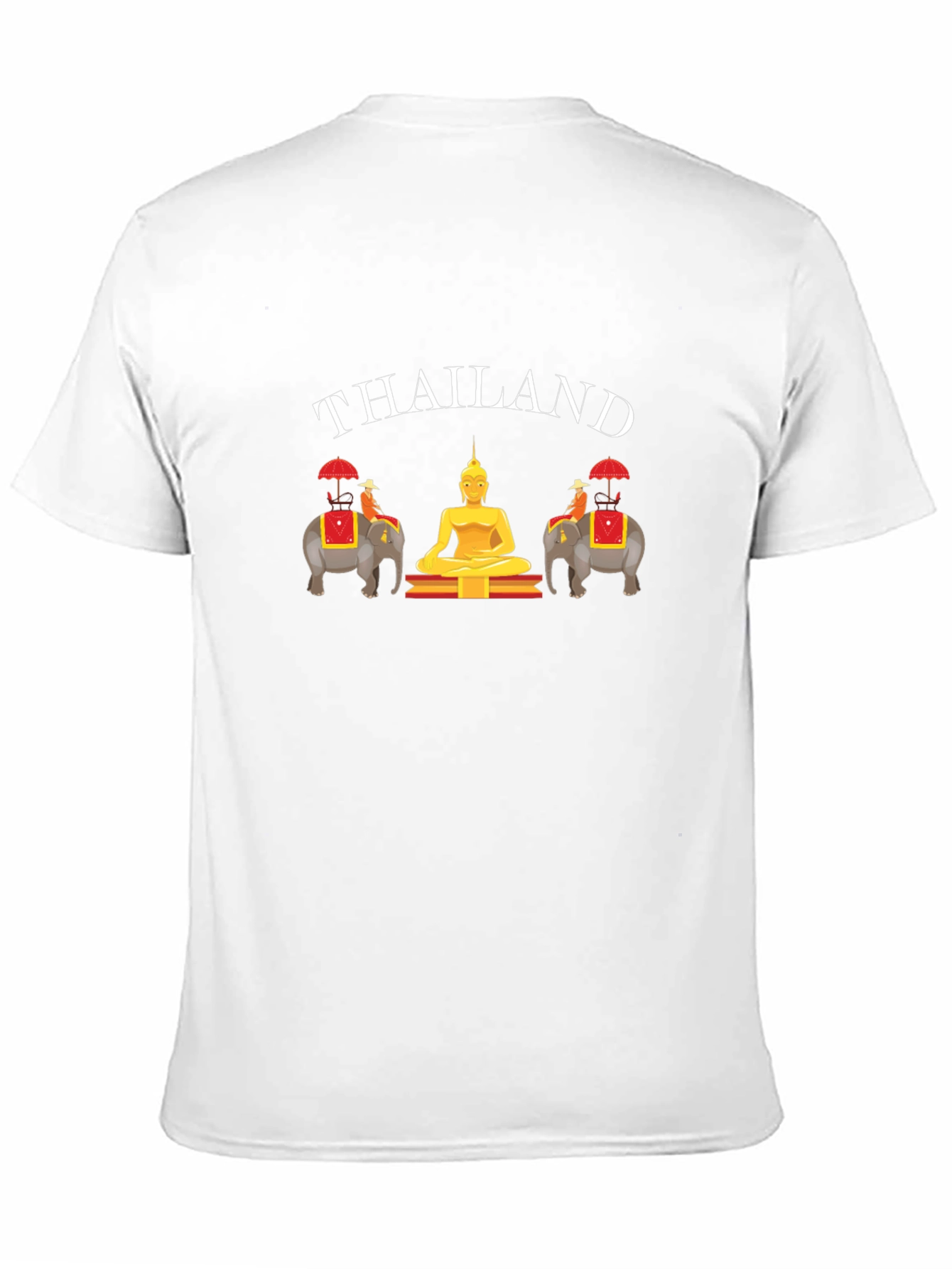 Thailand T-Shirt: Buddha & Elephants Graphic Tee