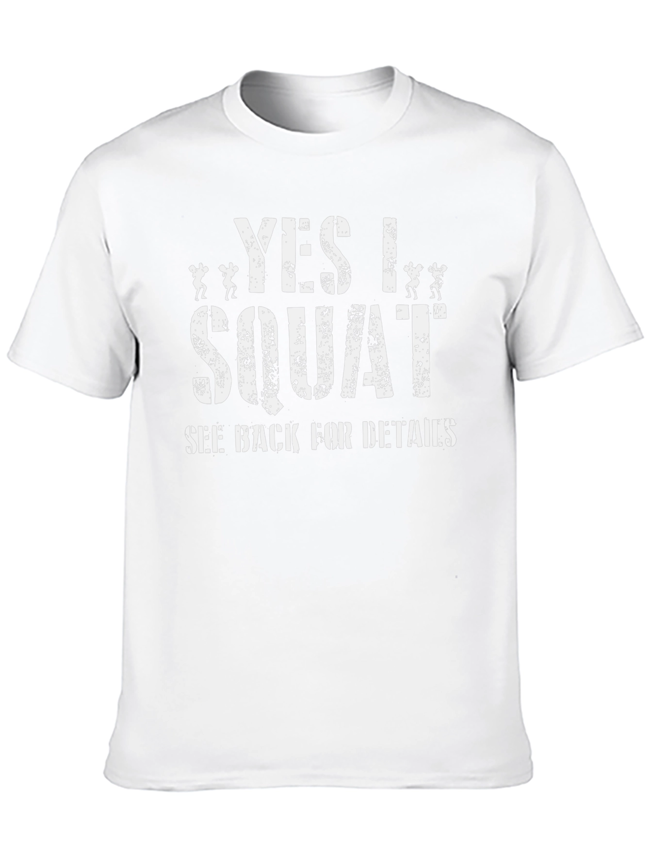 Yes I Squat Black T-Shirt - Gym Fitness Apparel