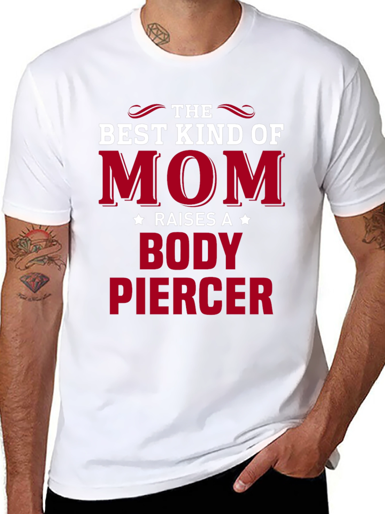 Best Mom Raises a Body Piercer T-Shirt