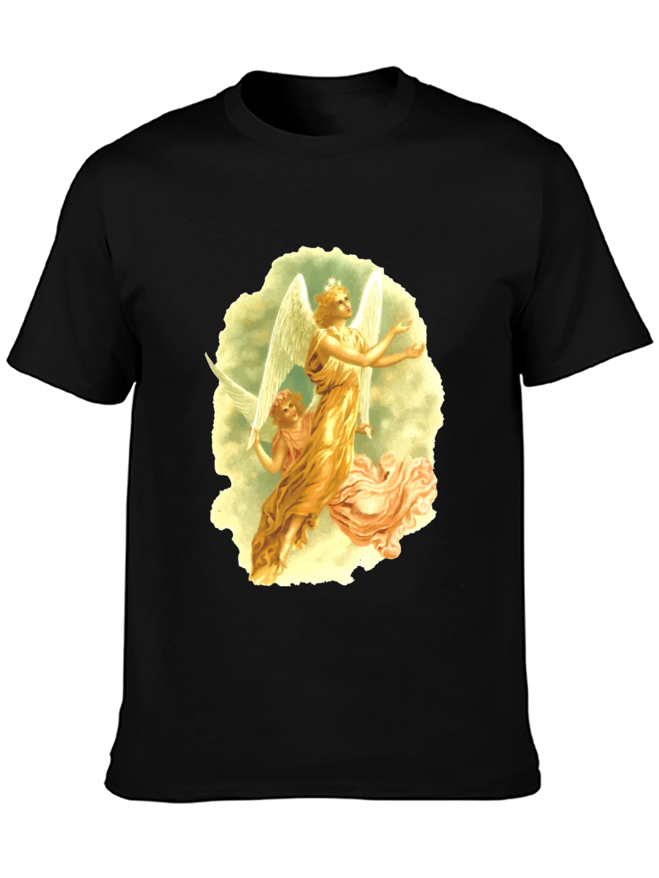 Angelic Graphic Tee - Black T-Shirt
